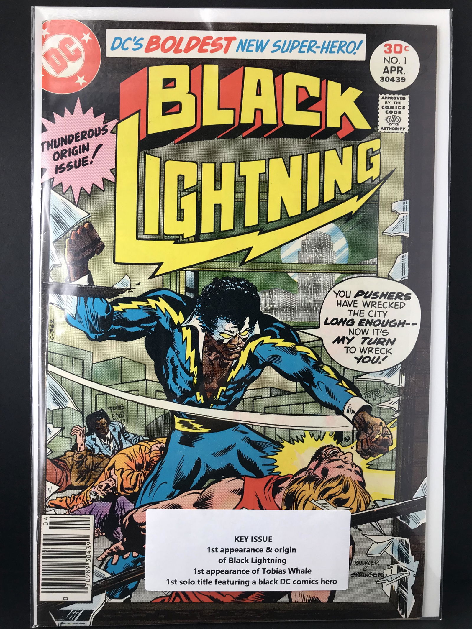 DC COMICS BLACK LIGHTNING #1 (1 of 1)