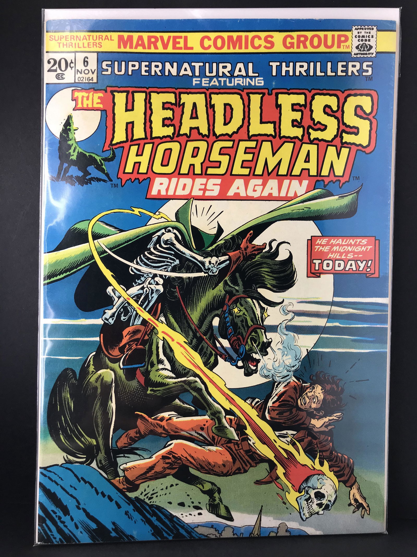 MARVEL COMICS THE HEADLESS HORSEMAN #6 (1 of 1)