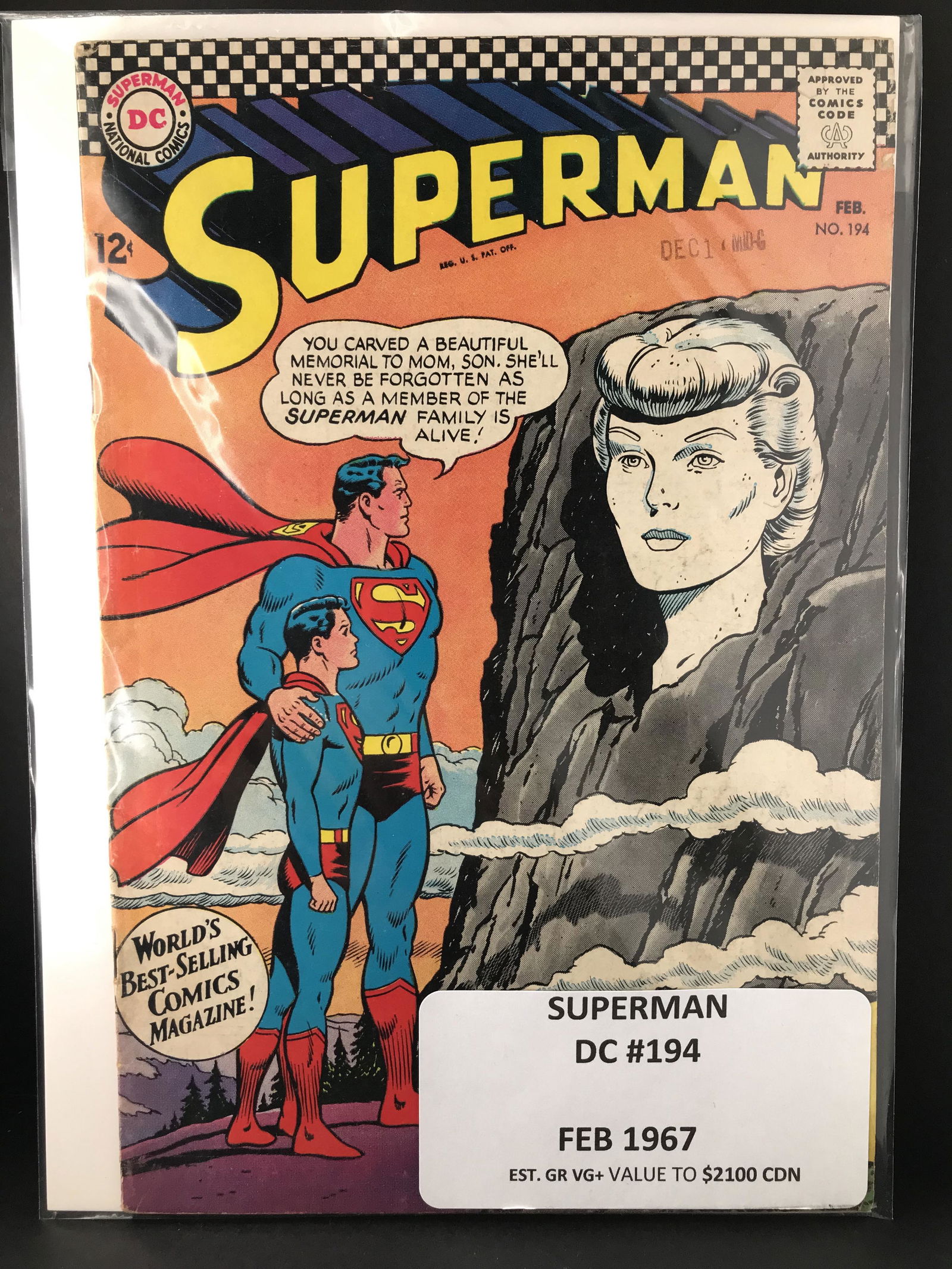 DC COMICS SUPERMAN #194 (1 of 1)