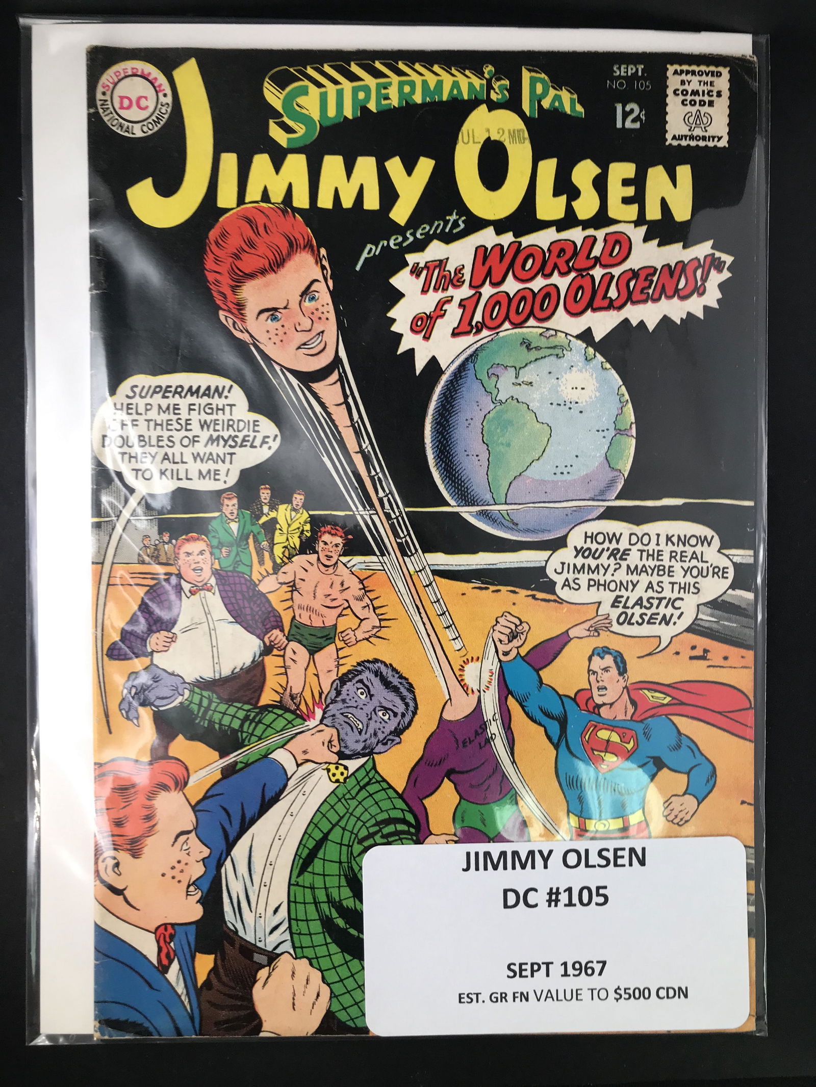 DC COMICS SUPERMANS PAL JIMMY OLSEN #105 (1 of 1)
