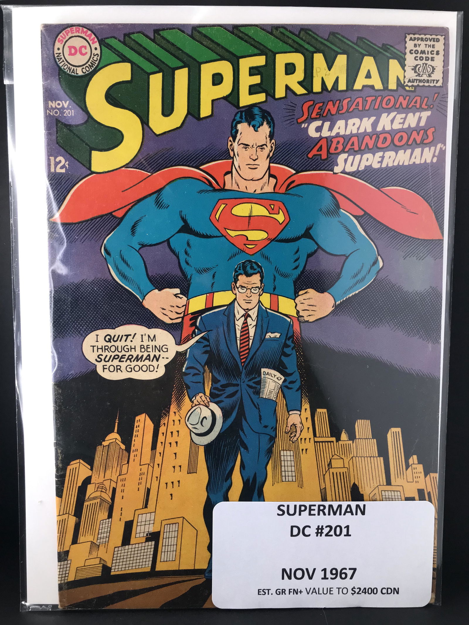DC COMICS SUPERMAN #201 (1 of 1)