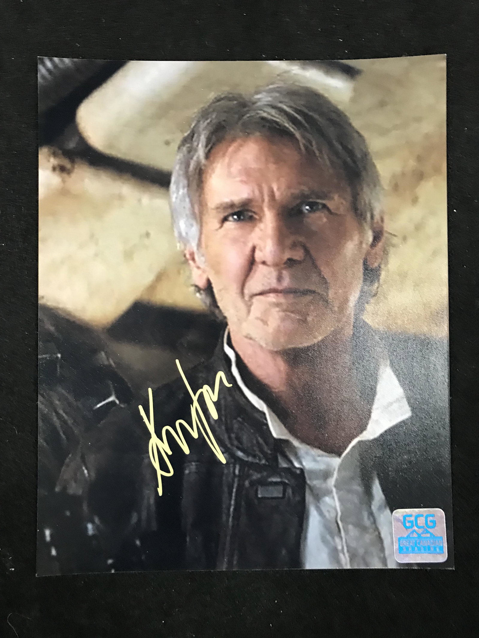 HARRISON FORD SIGNED STAR WARS 8 X 10 (RA COA): HARRISON FORD SIGNED STAR WARS 8 X 10 (RA COA)
