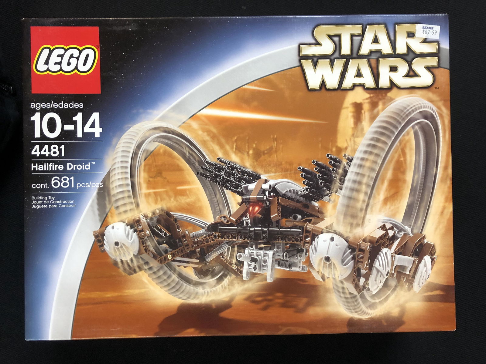LEGO STAR WARS 4481 HAILFIRE DROID SEALED (1 of 1)