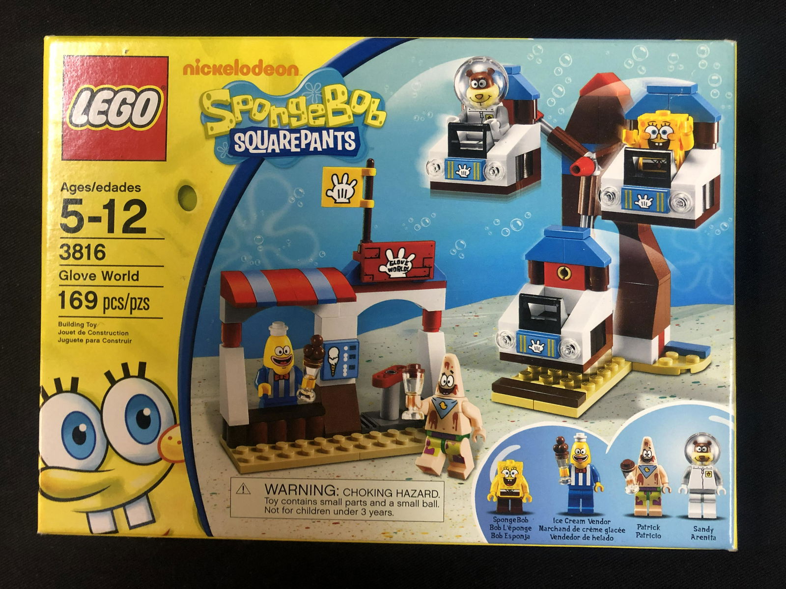 LEGO 3816 SPONGEBOB SQUAREPANTS GLOVE WORLD SEALED: LEGO 3816 SPONGEBOB SQUAREPANTS GLOVE WORLD SEALED