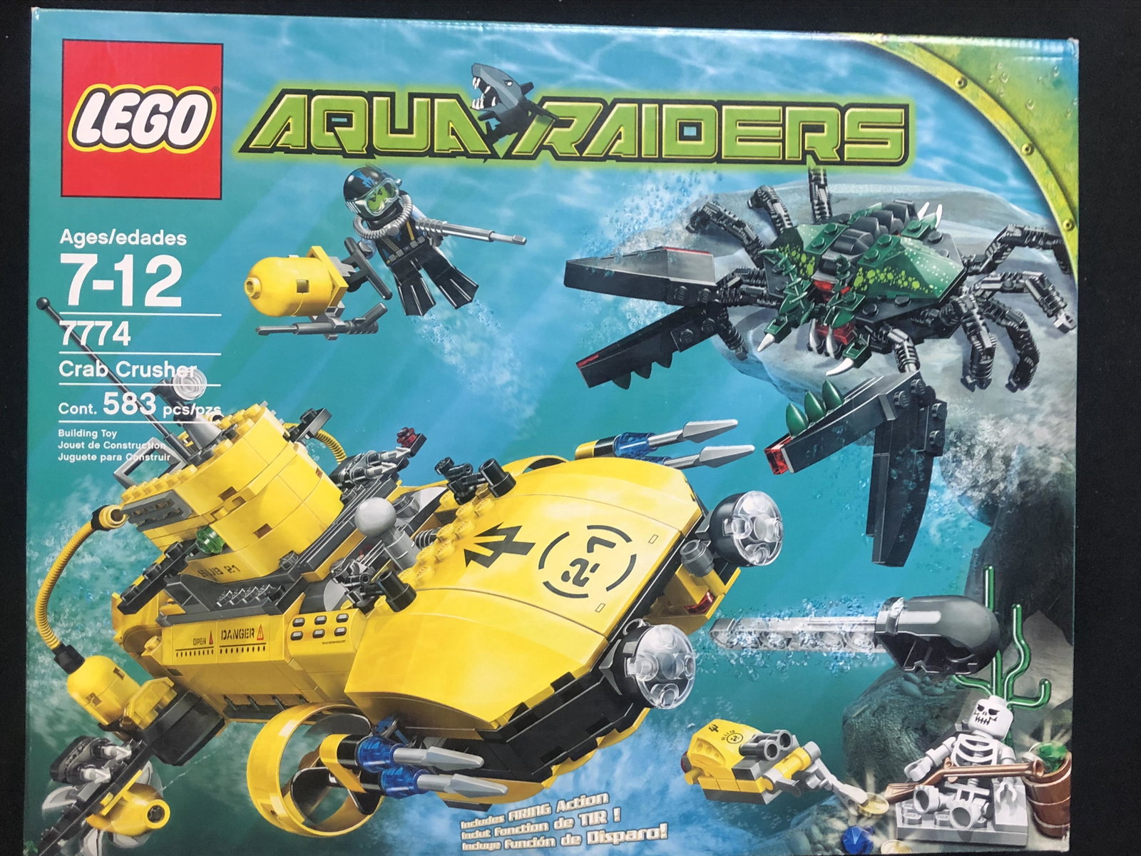 SEALED LEGO AQUA RAIDERS 7774 CRAB CRUSH: SEALED LEGO AQUA RAIDERS 7774 CRAB CRUSH