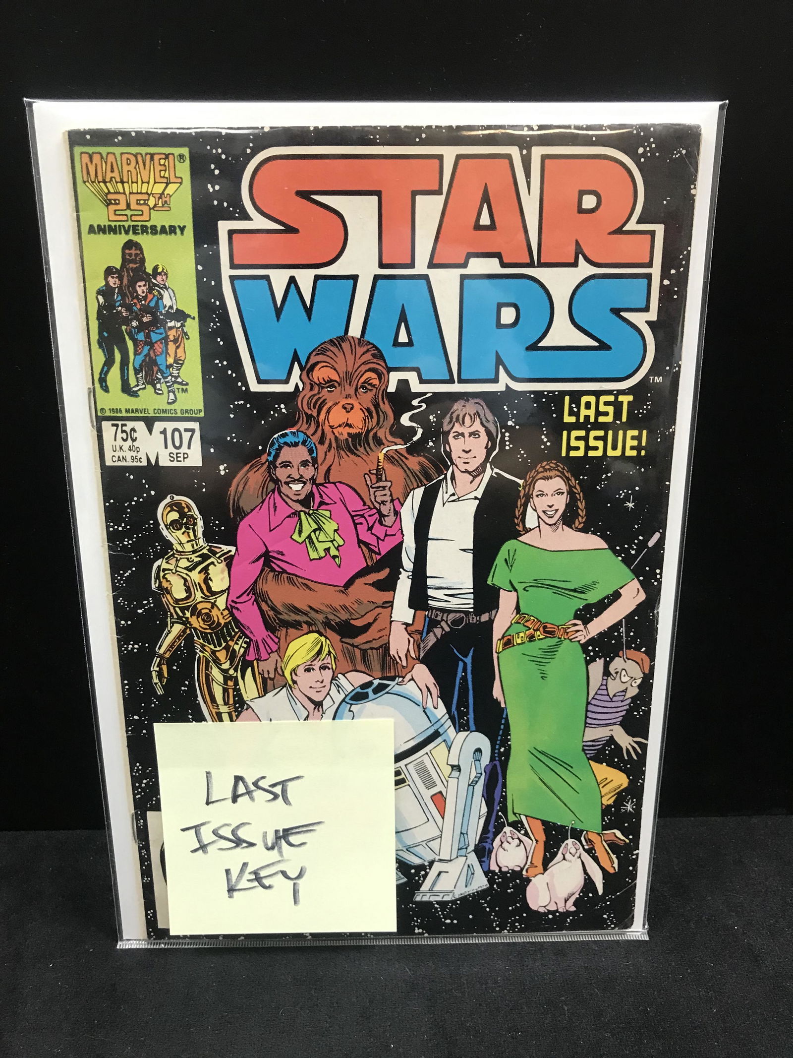 STAR WARS #107 LAST ISSUE KEY COMIC  (MARVEL COMICS) (1 of 1)