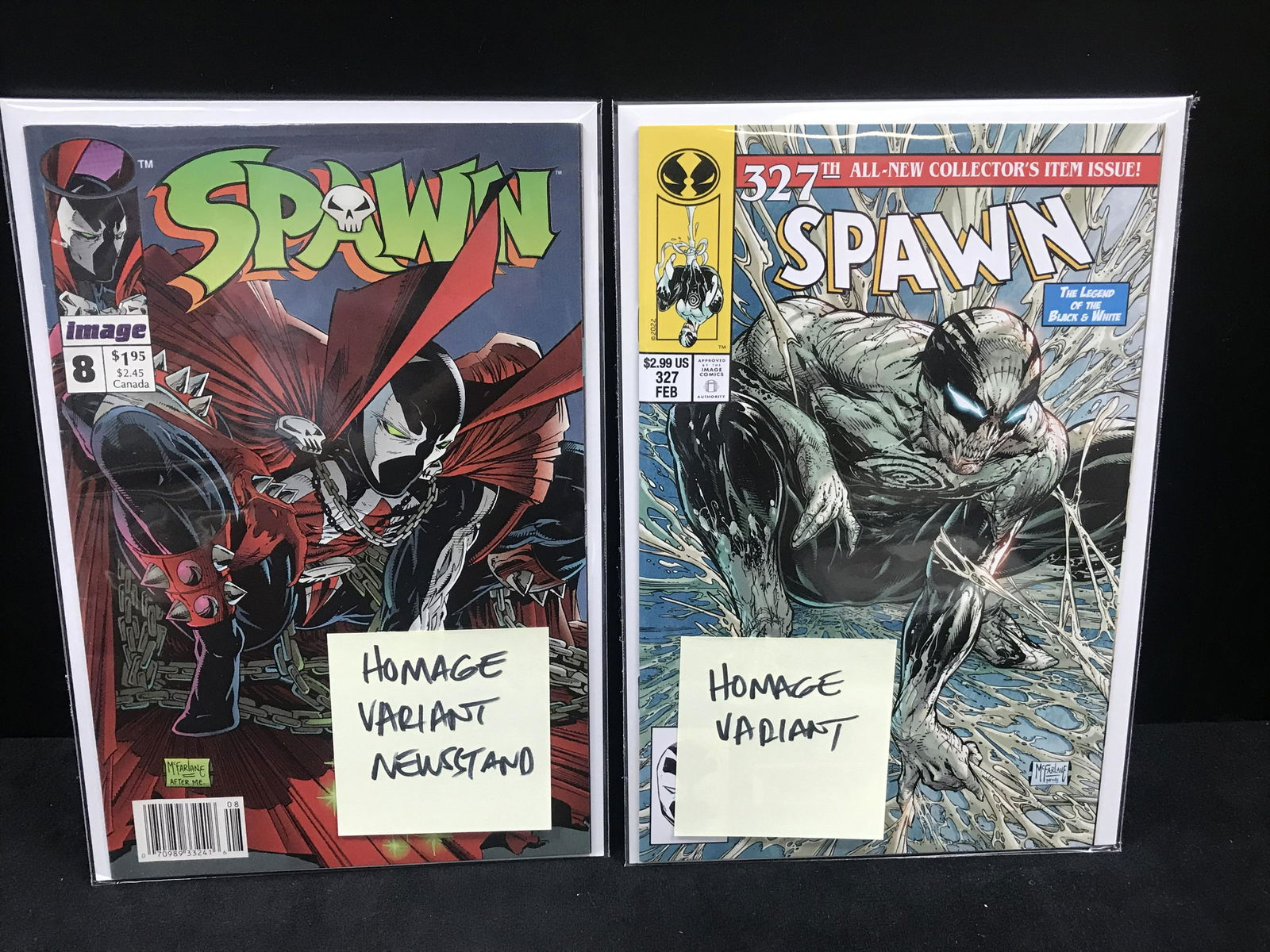 SPAWN #8 AND #327  (IMAGE COMICS) (1 of 1)