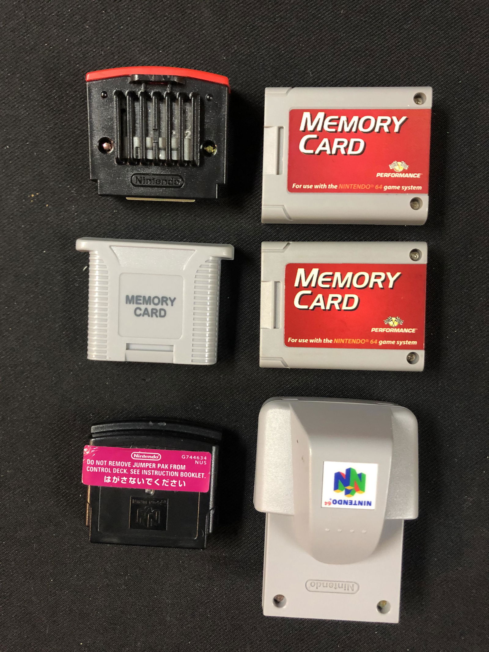 VARIOUS NINTENDO MEMORY CARDS LOT (1 of 1)