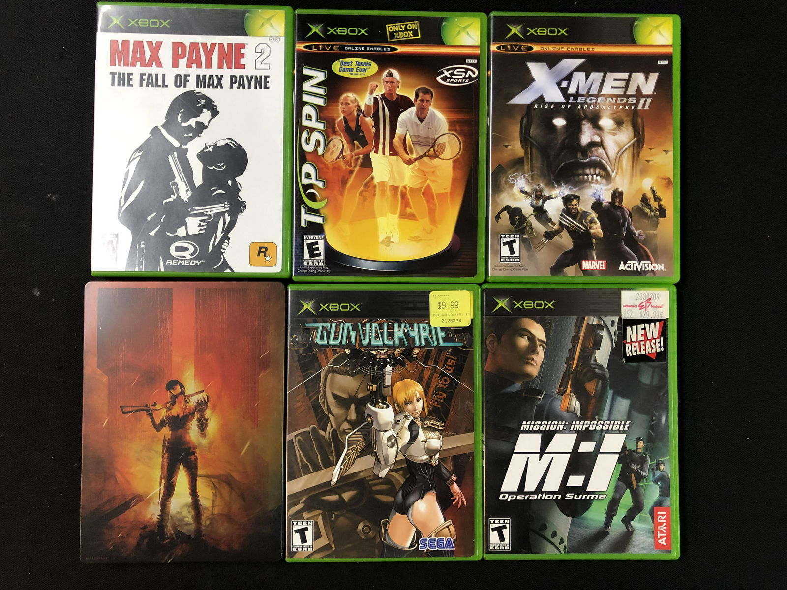 VARIOUS XBOX VIDEO GAME LOT (1 of 1)
