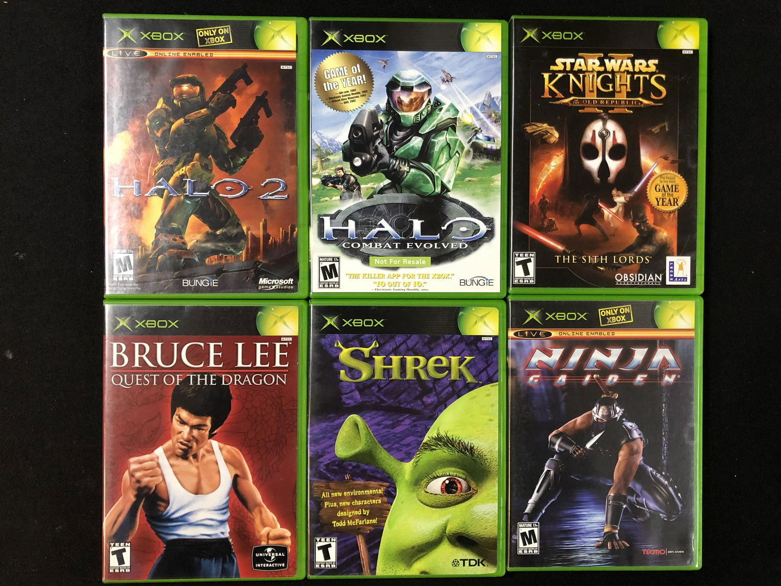 VARIOUS XBOX VIDEO GAME LOT (1 of 1)