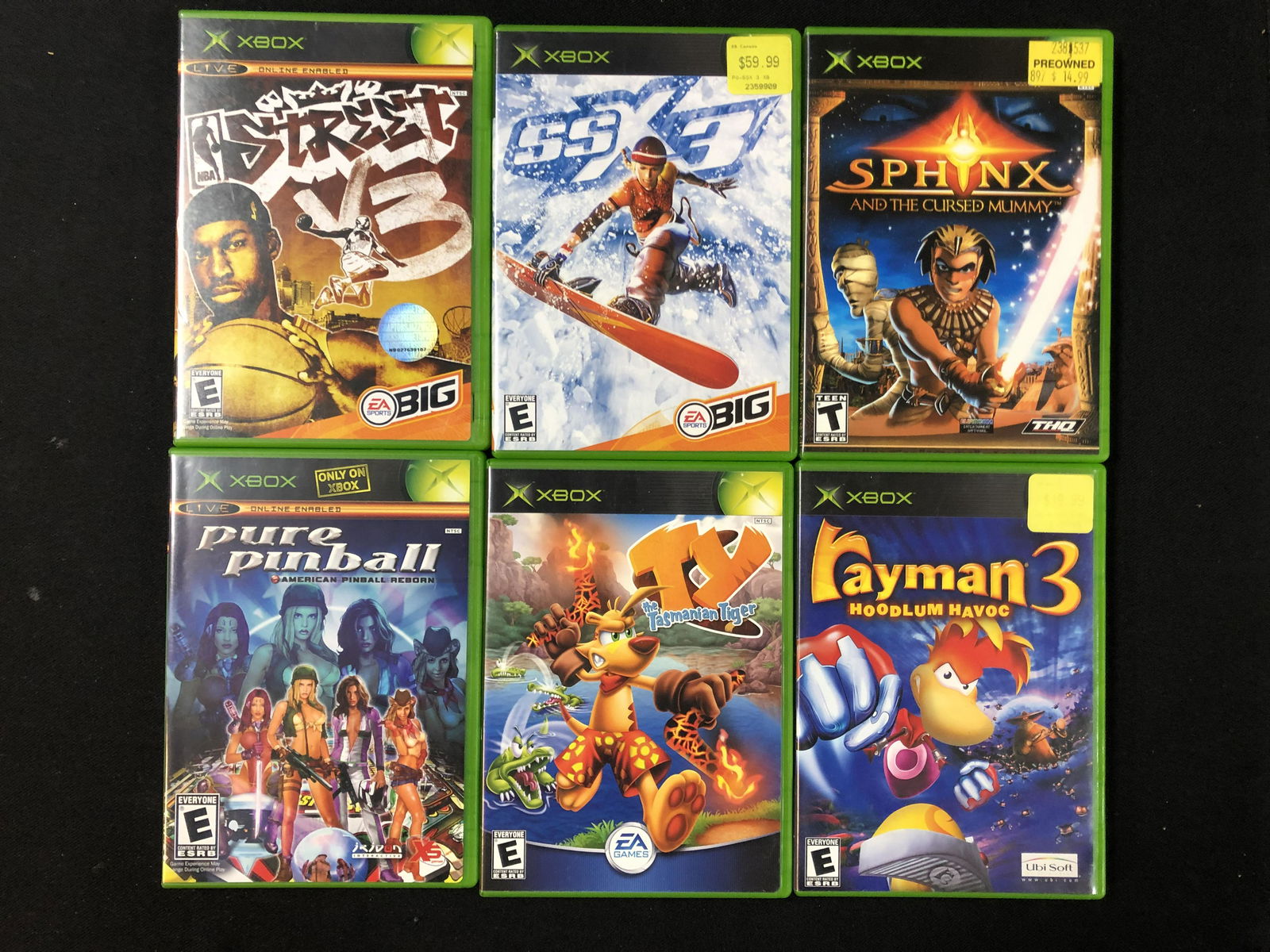VARIOUS XBOX VIDEO GAME LOT (1 of 1)