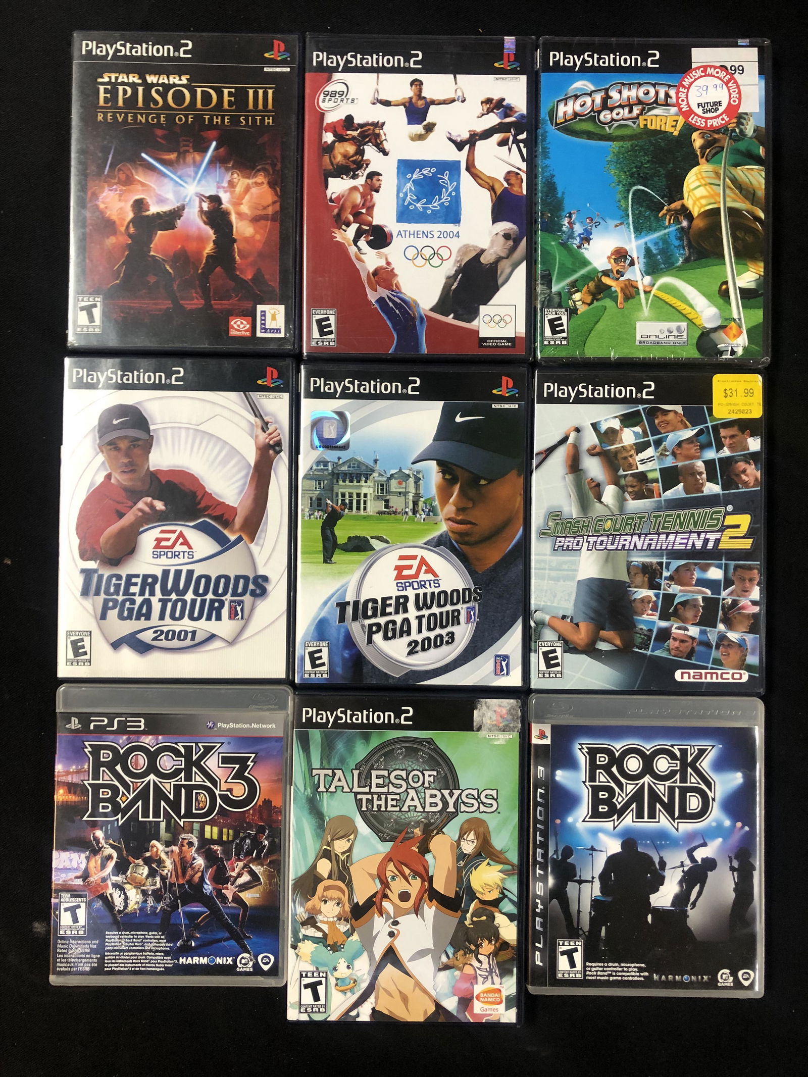 VARIOUS PLAYSTATION 2 VIDEO GAME LOT (1 of 1)