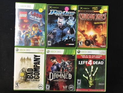 VARIOUS XBOX/ XBOX 360 VIDEO GAME LOT: VARIOUS XBOX/ XBOX 360 VIDEO GAME LOT