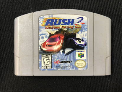 NINTENDO 64 RUSH 2 EXTREME RACING USA VIDEO GAME: NINTENDO 64 RUSH 2 EXTREME RACING USA VIDEO GAME