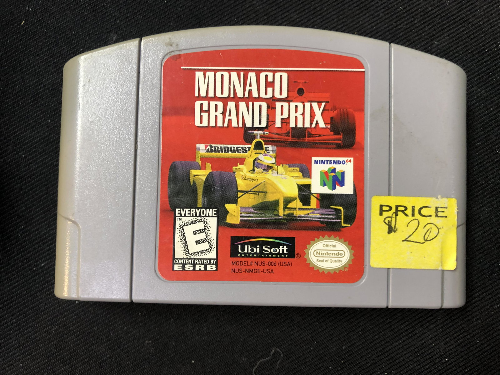 NINTENDO 64 MONACO GRAND PRIX VIDEO GAME: NINTENDO 64 MONACO GRAND PRIX VIDEO GAME