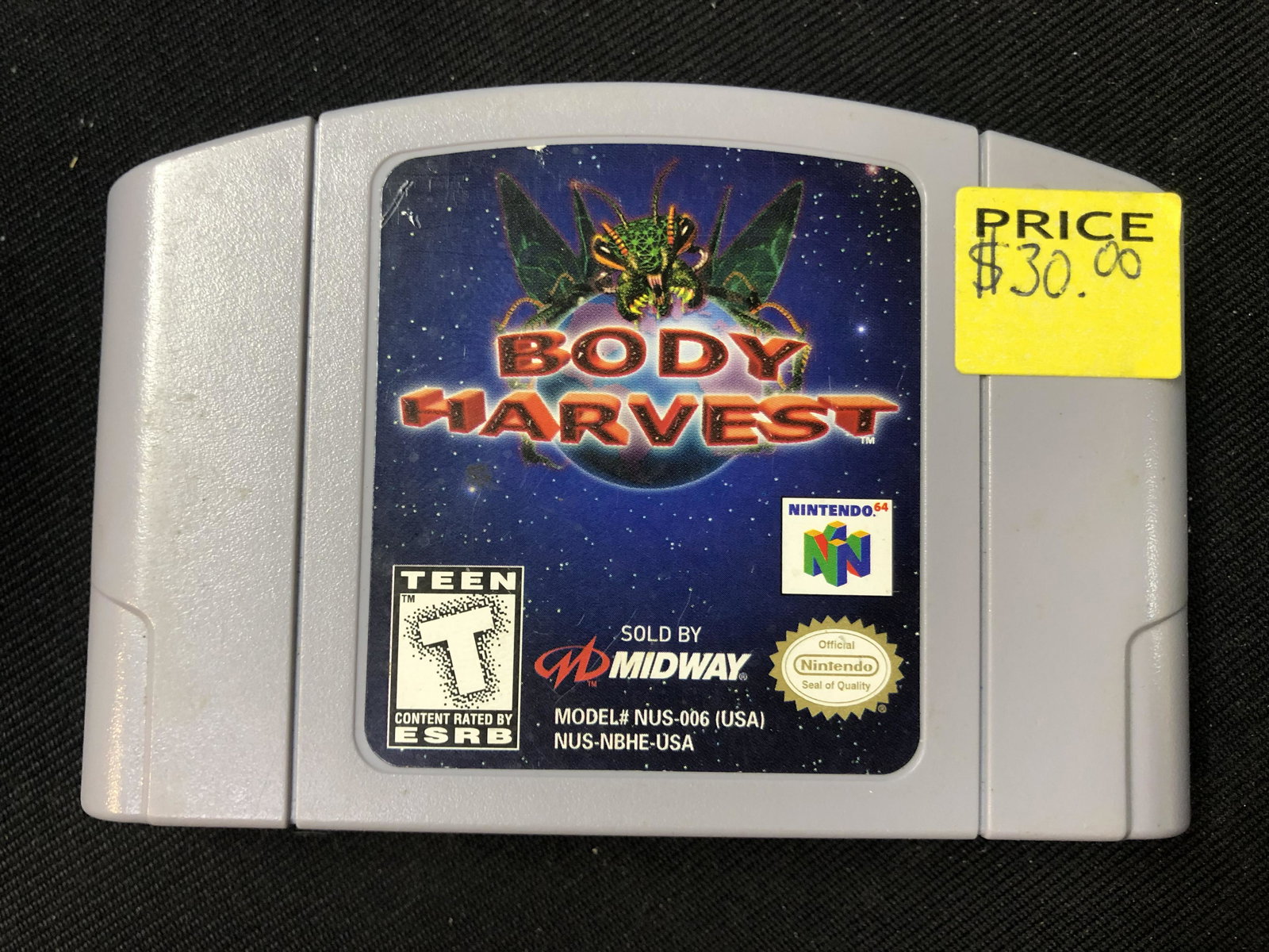 NINTENDO 64 BODY HARVEST VIDEO GAME: NINTENDO 64 BODY HARVEST VIDEO GAME