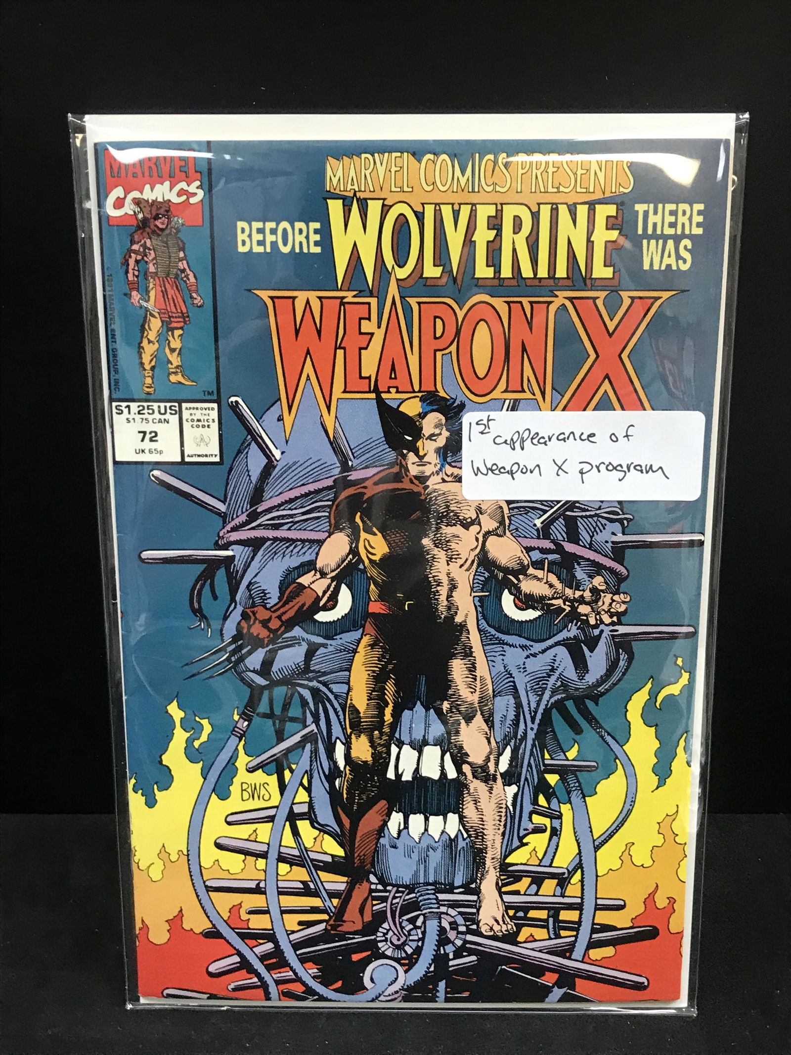 MARVEL COMICS PRESENTS NO.72 (FIRST APPEARANCE WEAPON X): MARVEL COMICS PRESENTS NO.72 (FIRST APPEARANCE WEAPON X)