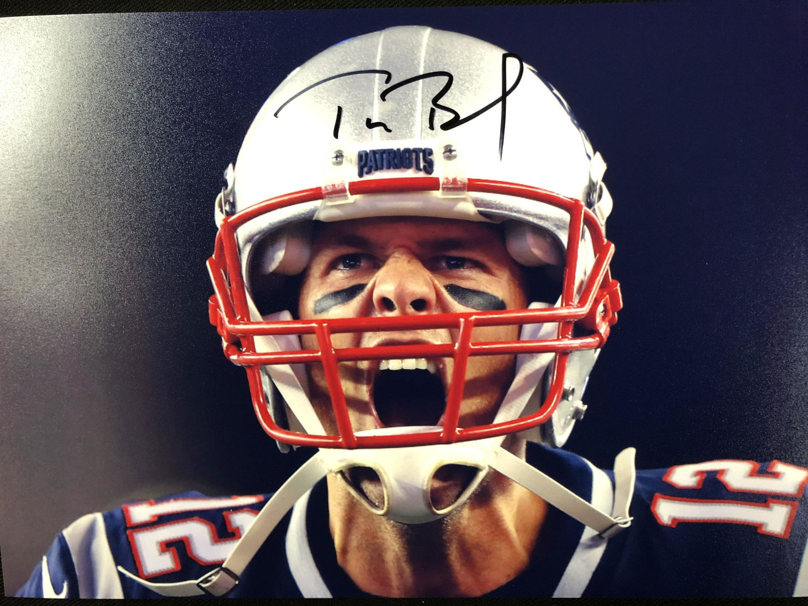 TOM BRADY SIGNED 8X10 PHOTO (RA COA) (1 of 2)