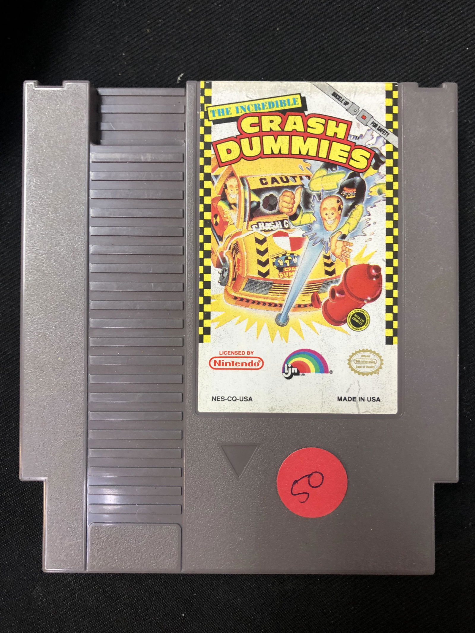 NINTENDO THE INCREDIBLE CRASH DUMMIES VIDEO GAME (1 of 1)