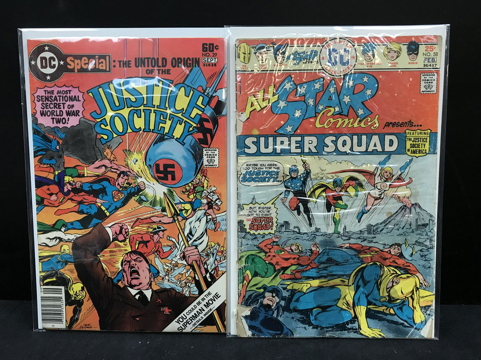 LOT OF 2 DC COMICS (1 of 1)