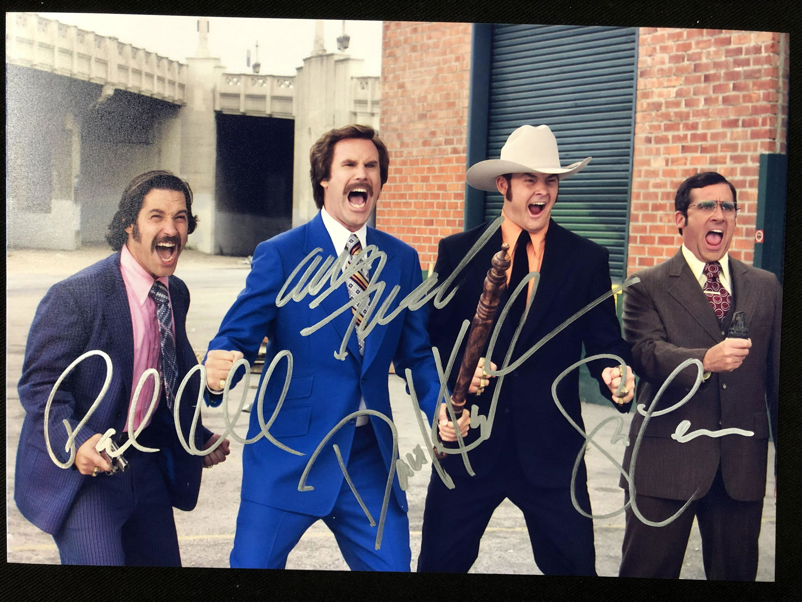 ANCHORMAN CAST SIGNED 8X10 PHOTO (RA COA) (1 of 2)
