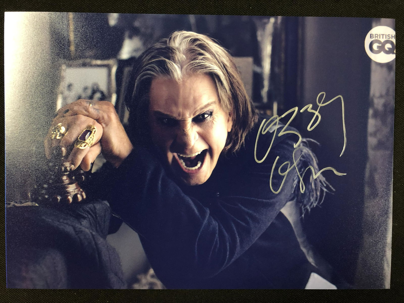 OZZY OSBOURNE SIGNED 8X10 PHOTO (RA COA) (1 of 2)
