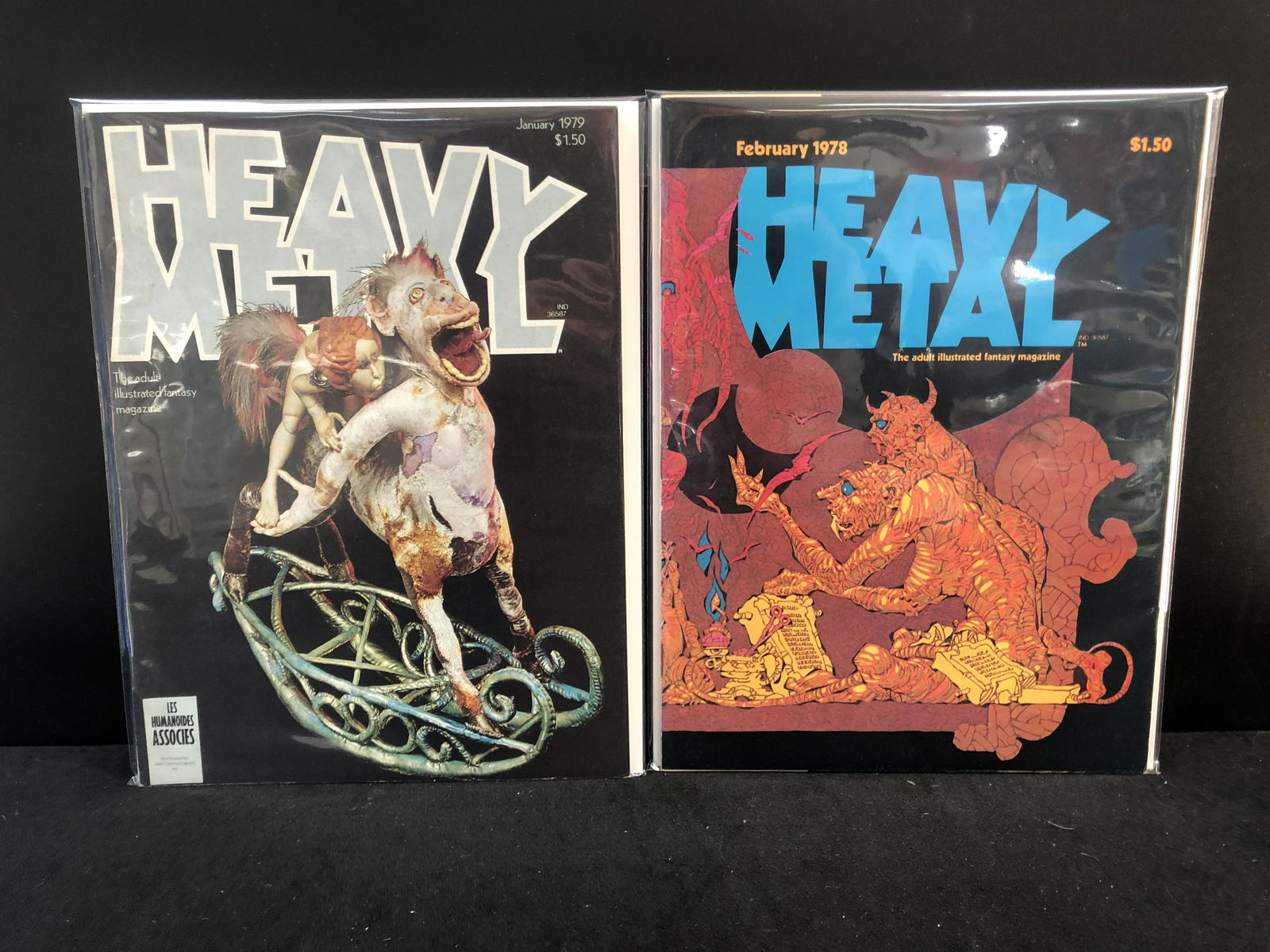 VINTAGE HEAVY METAL MAGAZINE LOT (1 of 1)