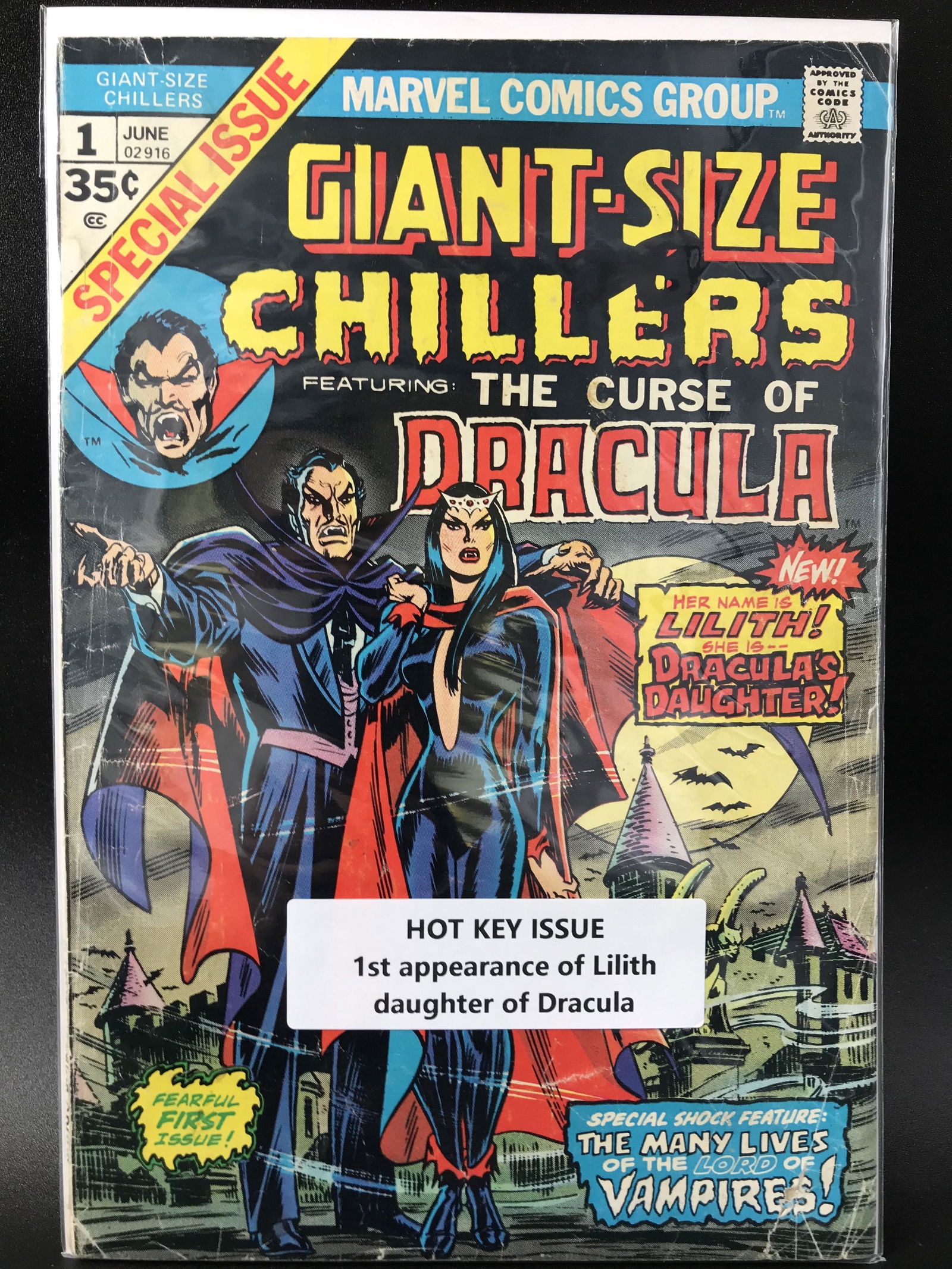 GIANT-SIZE CHILLERS THE CURSE OF DRACULA  #1 (MARVEL COMICS) (1 of 1)