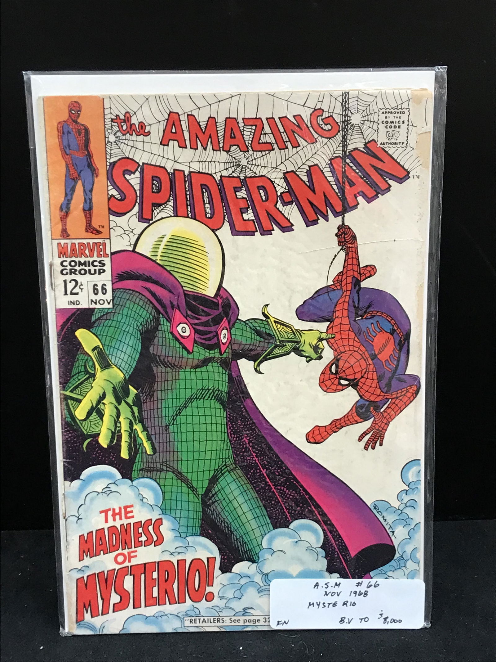 The AMAZING SPIDER-MAN #66  MARVEL COMICS (1 of 1)