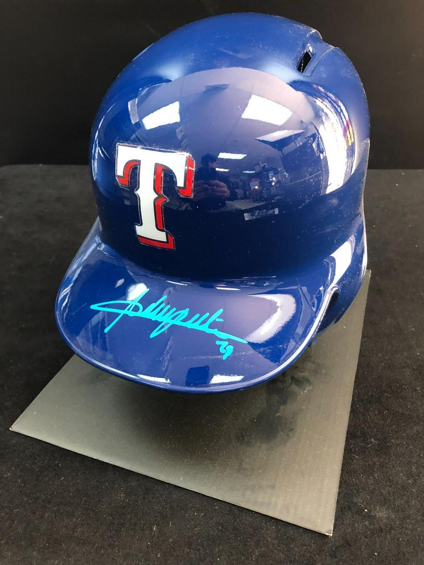 ADRIAN BELTRE SIGNED TEXAS RANGERS FULL SIZE BATTING HELMET (BECKETT COA) (1 of 3)