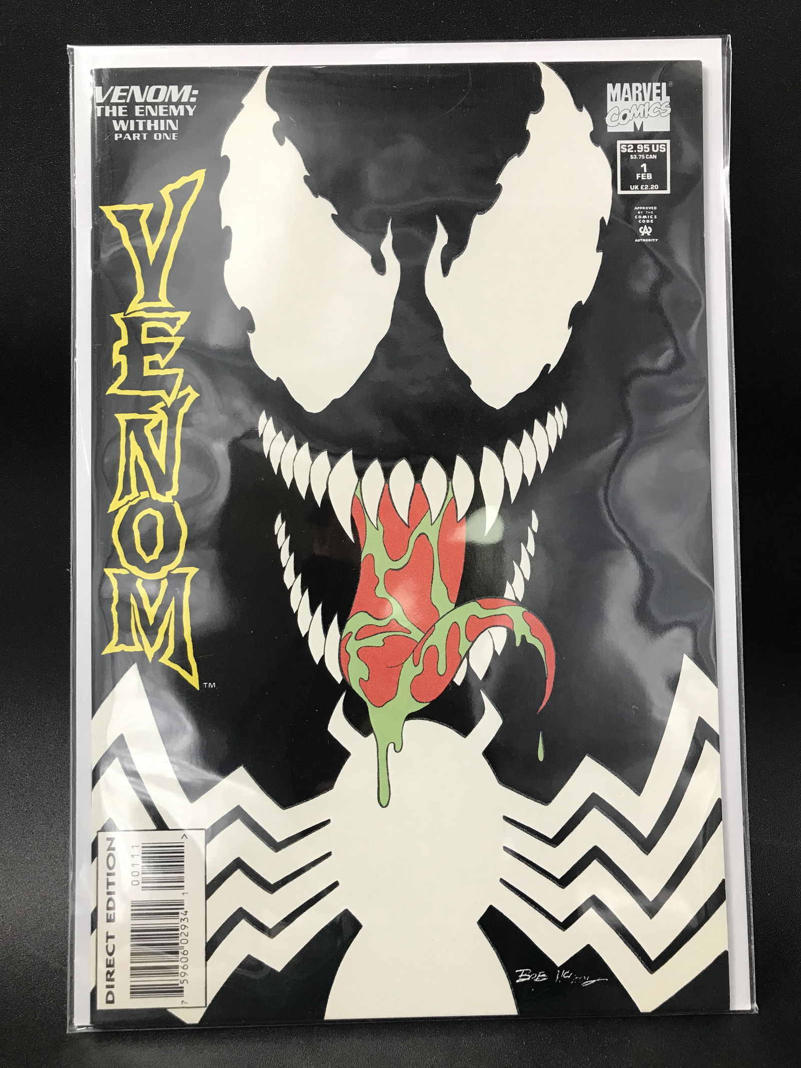 VENOM #1 GLOW IN THE DARK COVER  (MARVEL COMICS) (1 of 1)