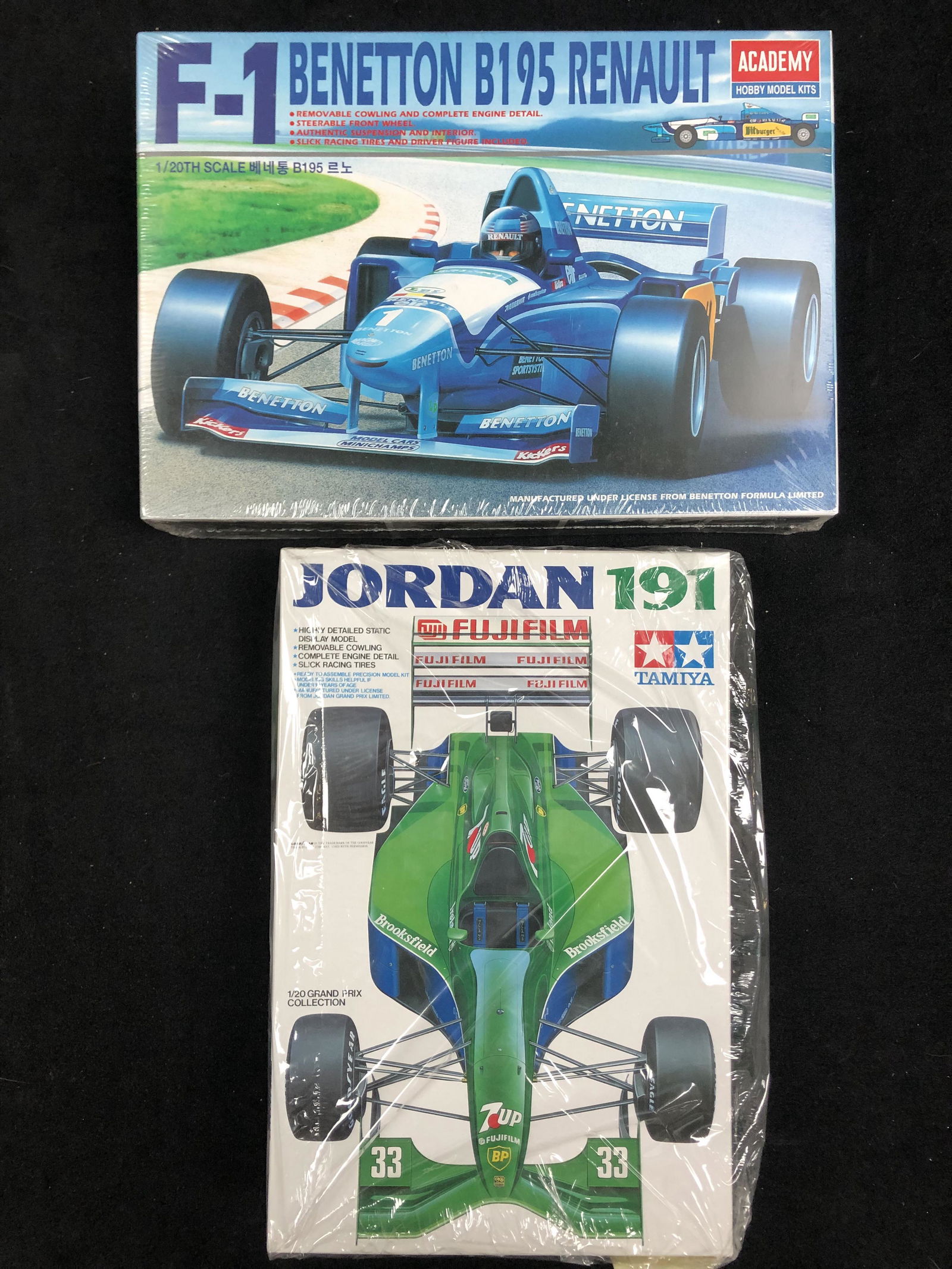SEALED TAMIYA 1:20 SCALE RACING MODEL KITS LOT (1 of 1)