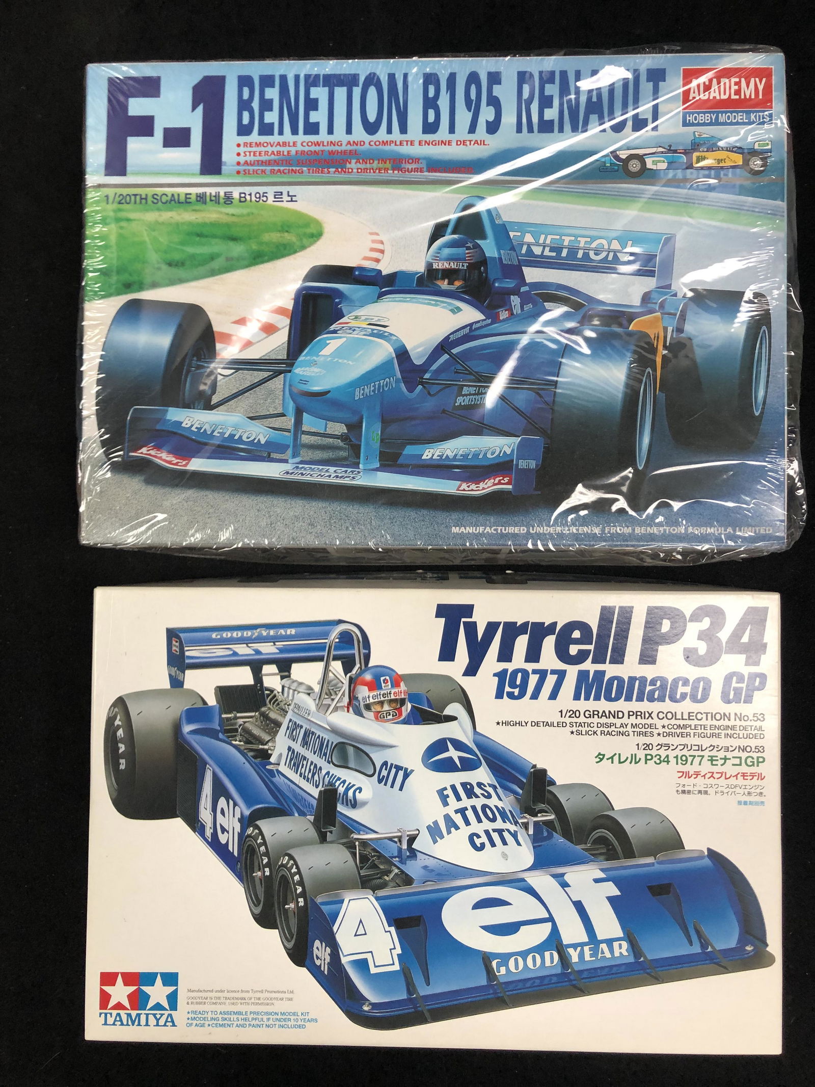 SEALED TAMIYA 1:20 SCALE RACING MODEL KITS LOT (1 of 1)