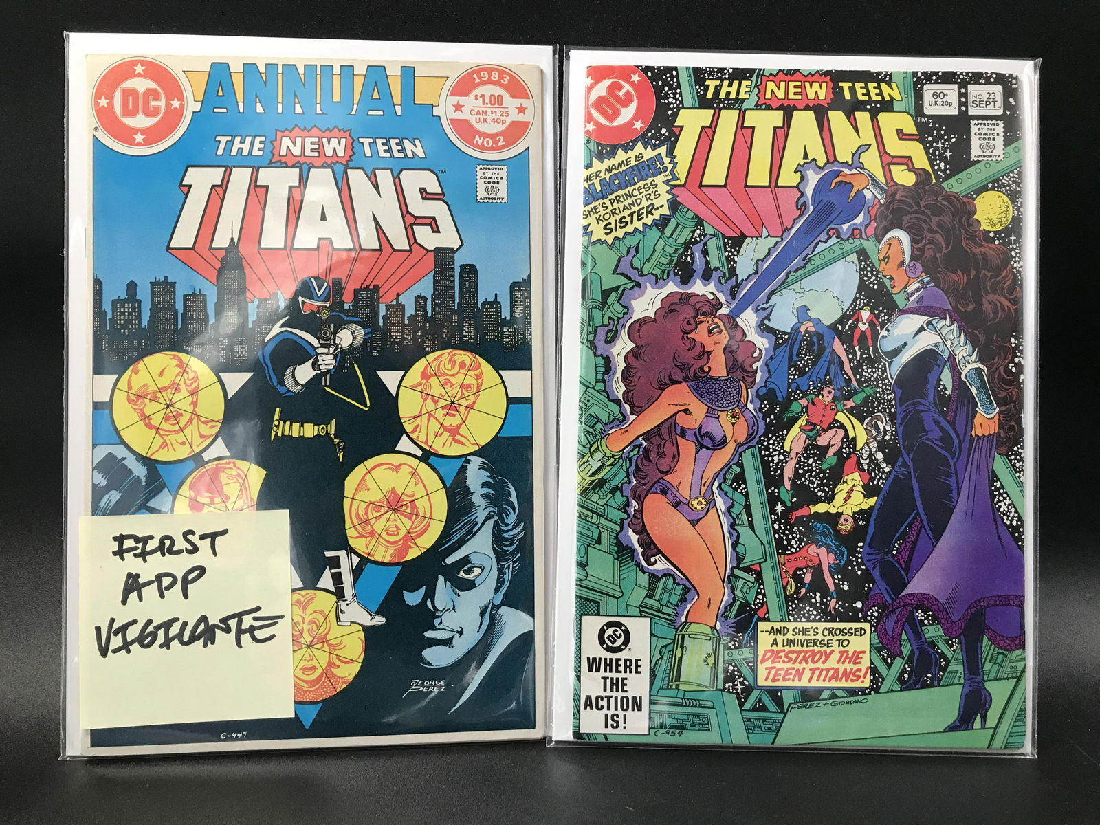 THE NEW TEEN TITANS #23 AND #2 (DC COMICS) (1 of 1)