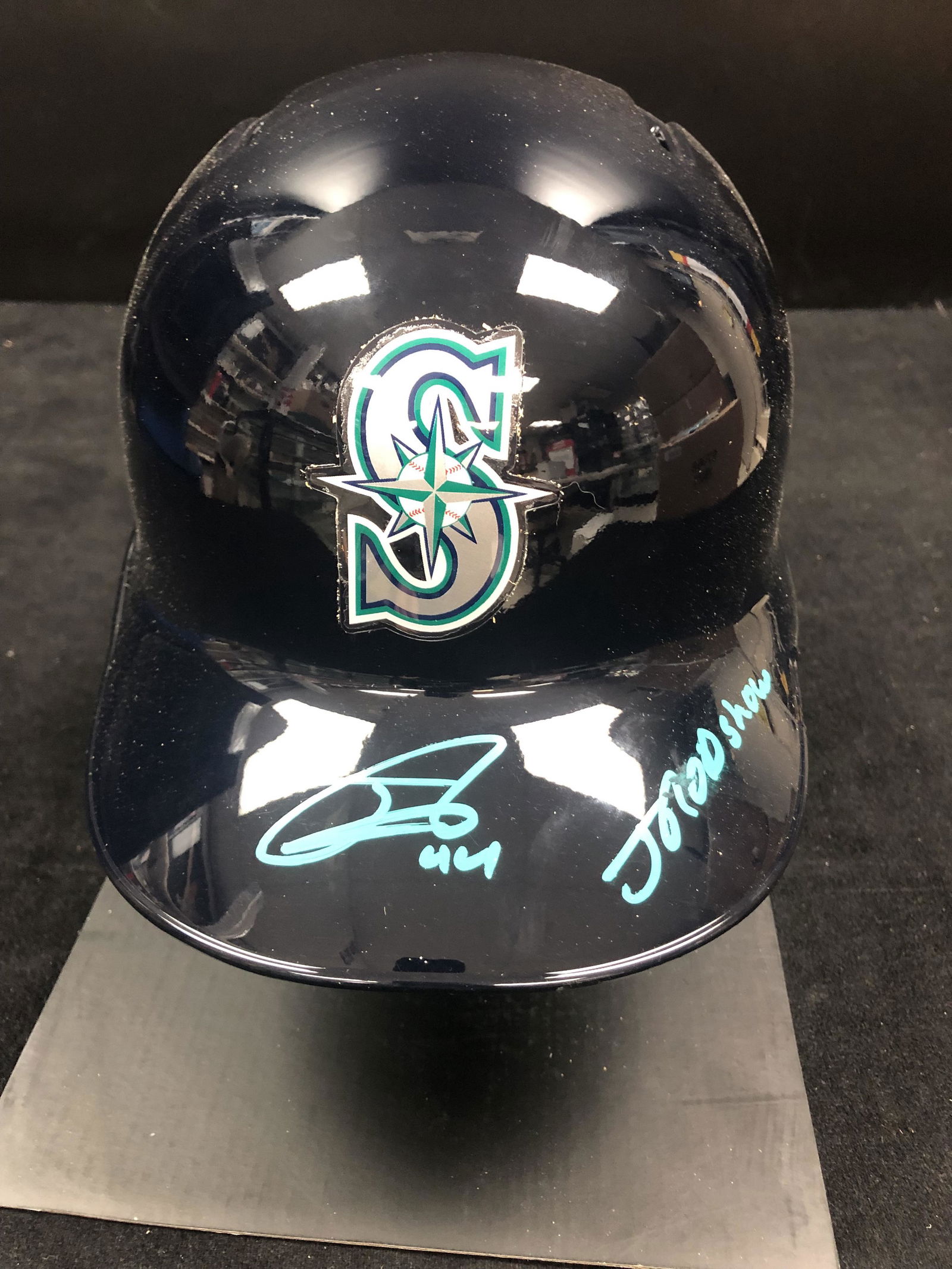 JULIO RODRIGUEZ SIGNED SEATTLE MARINERS FULL SIZE BATTING HELMET INSCRIBED JROD SHOW (BECKETT COA) (1 of 3)
