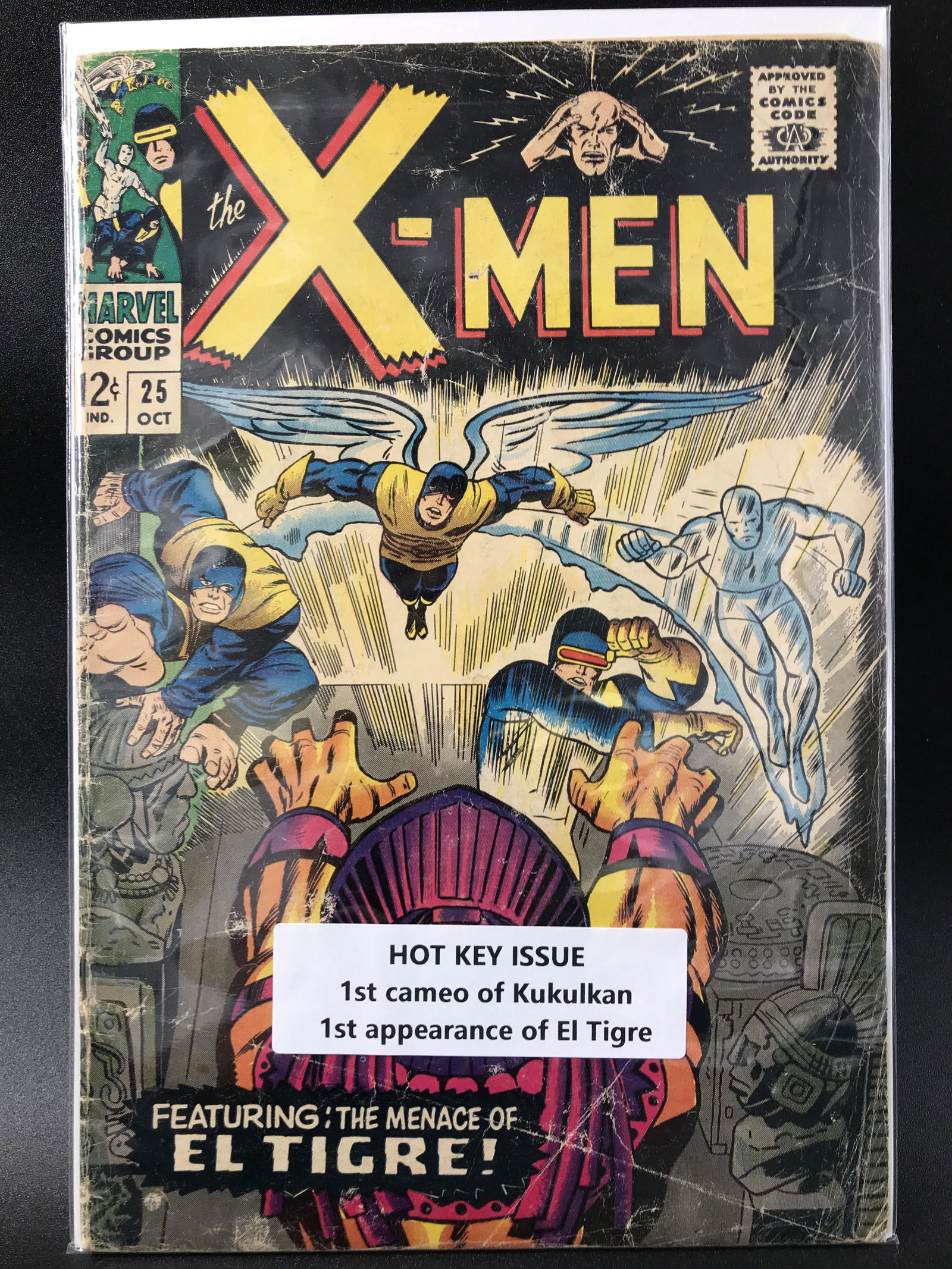 X-MEN #25  KEY ISSUE 1ST APP OF KUKULKAN   (MARVEL COMICS) (1 of 1)