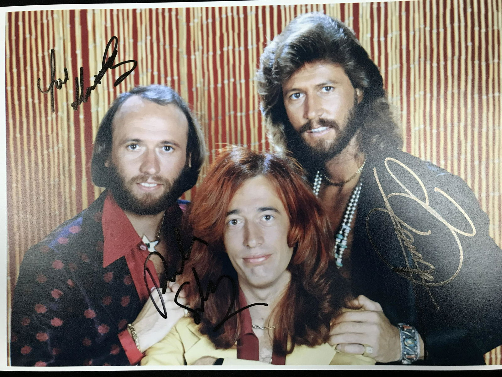 THE BEE GEES BAND SIGNED 8 X 10 (RA COA) (1 of 2)