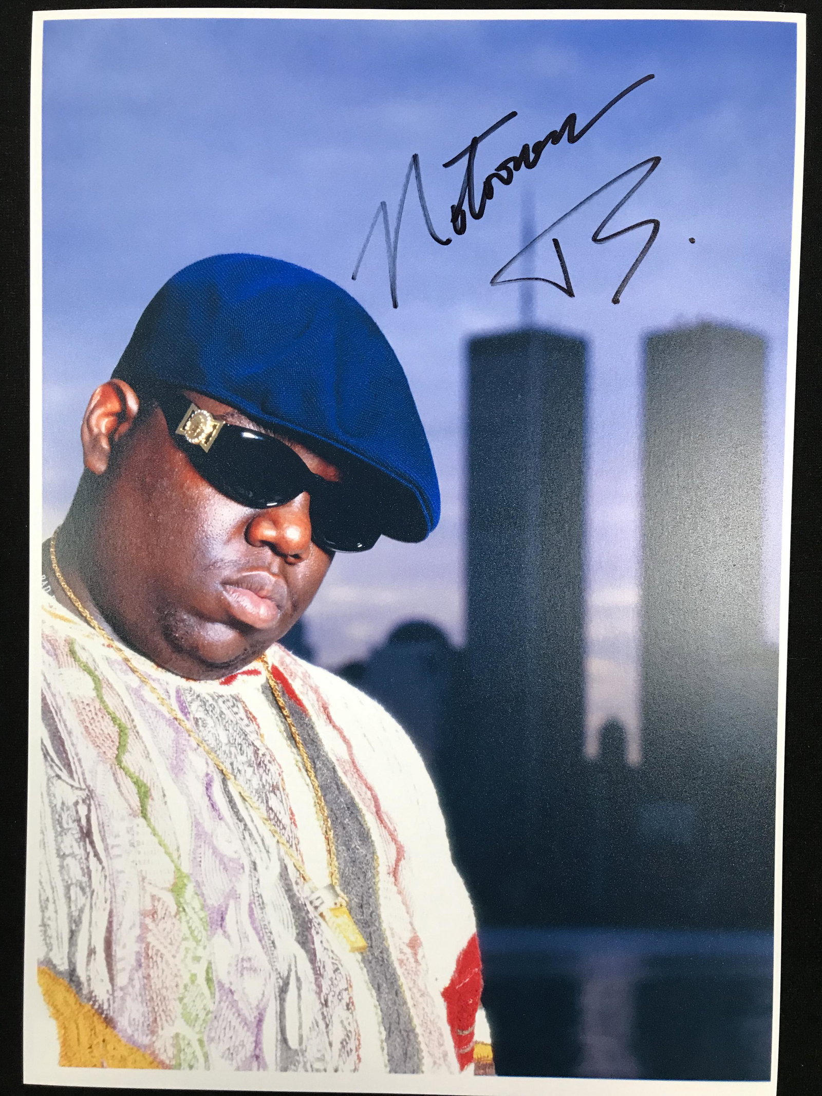 NOTORIOUS B.I.G SIGNED 8 X 10 (RA COA): NOTORIOUS B.I.G SIGNED 8 X 10 (RA COA)