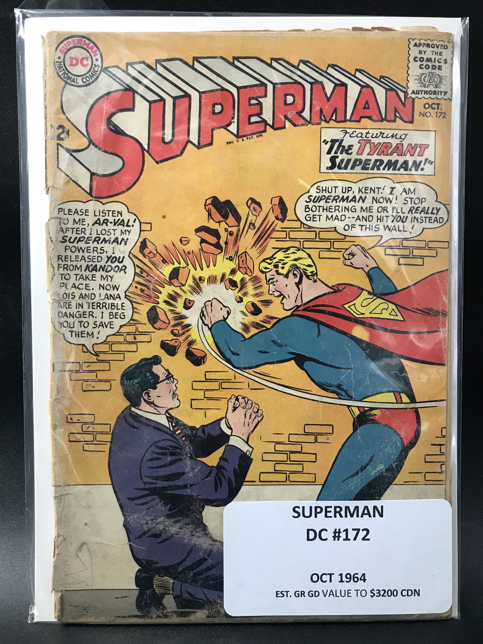 DC COMICS SUPERMAN #172 (1 of 1)