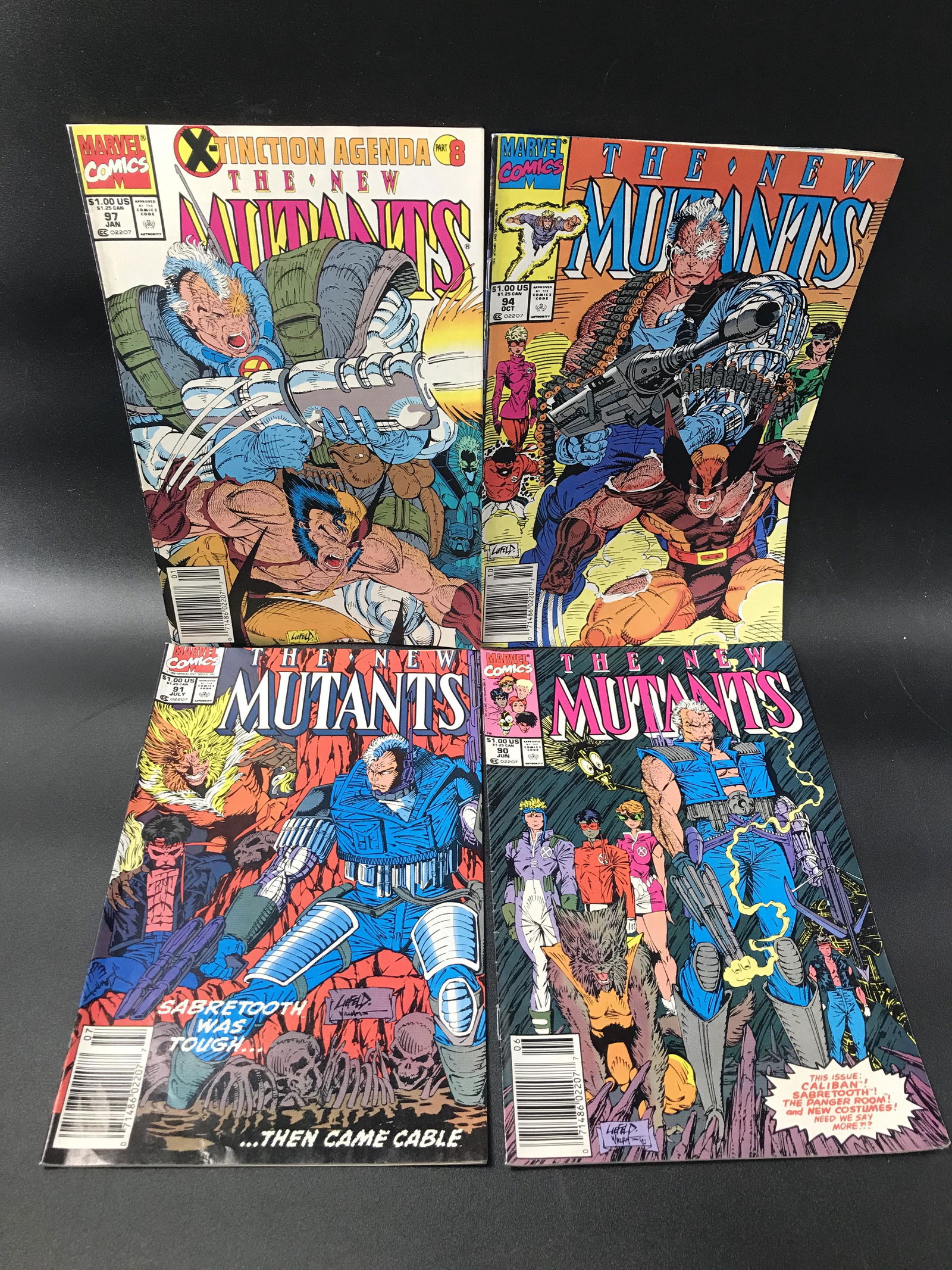 MARVEL THE NEW MUTANTS COMIC BOOK LOT (1 of 1)