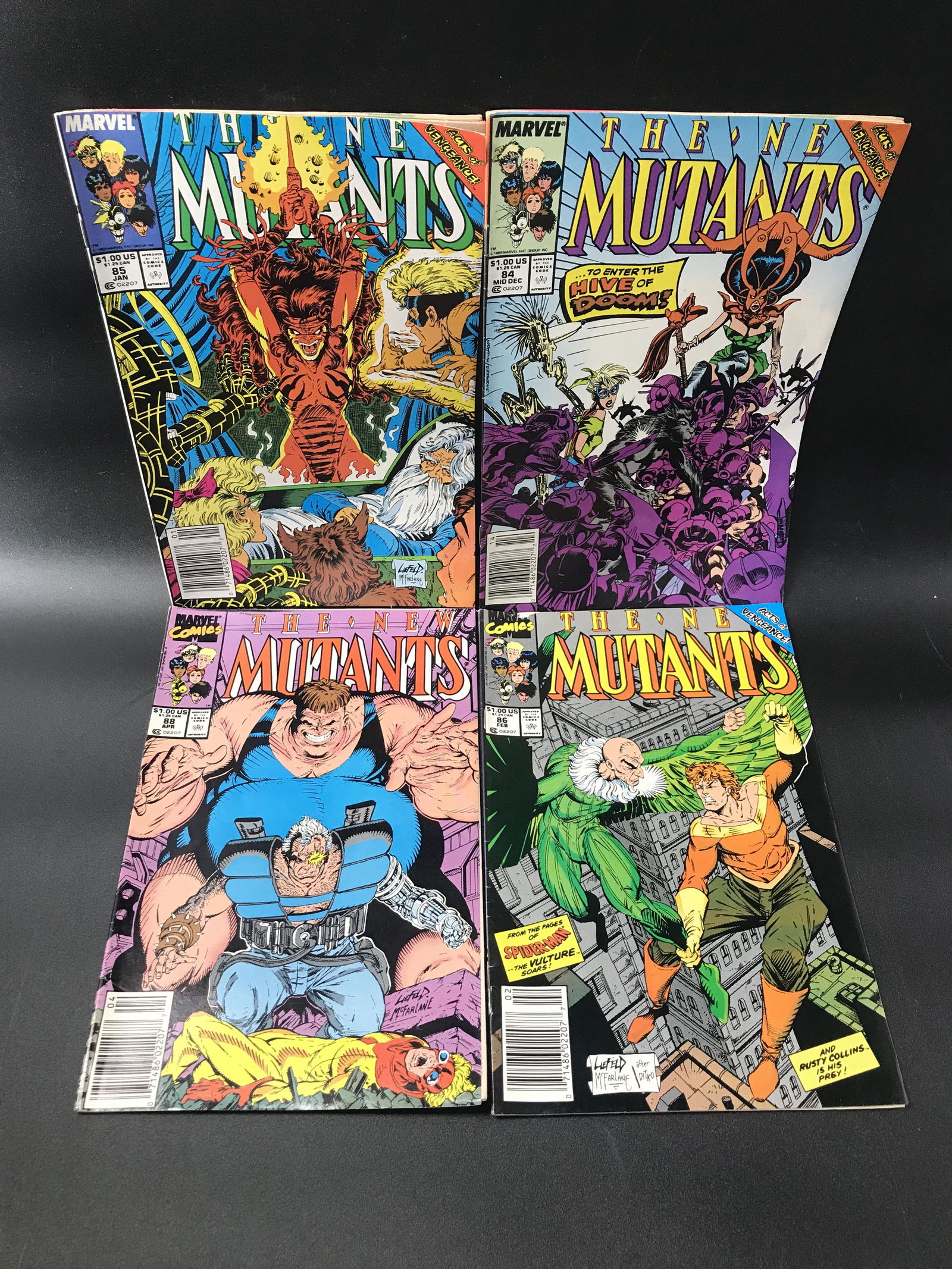 MARVEL THE NEW MUTANTS COMIC BOOK LOT (1 of 1)