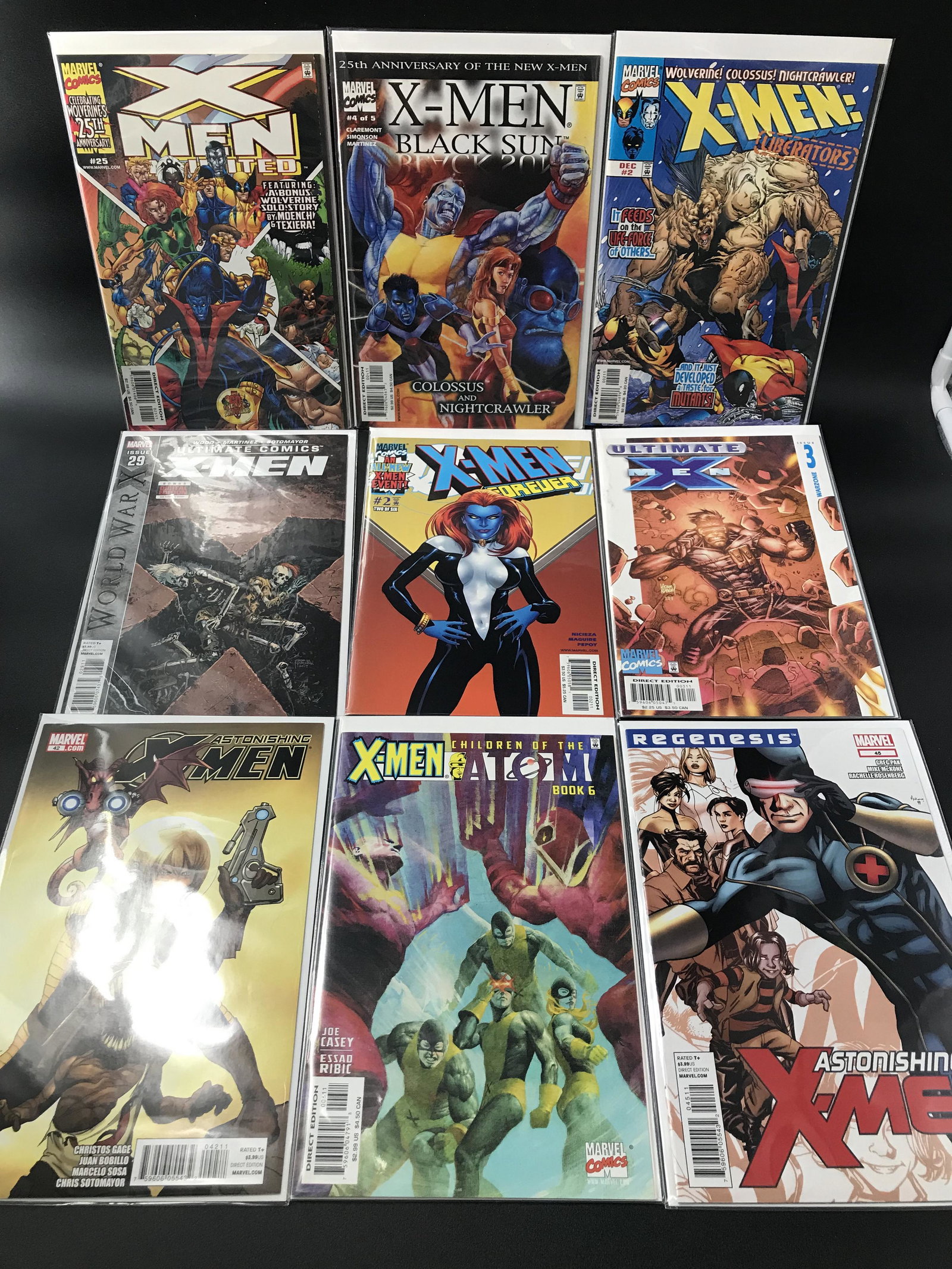 MARVEL COMICS X-MEN COMIC BOOK LOT (1 of 1)