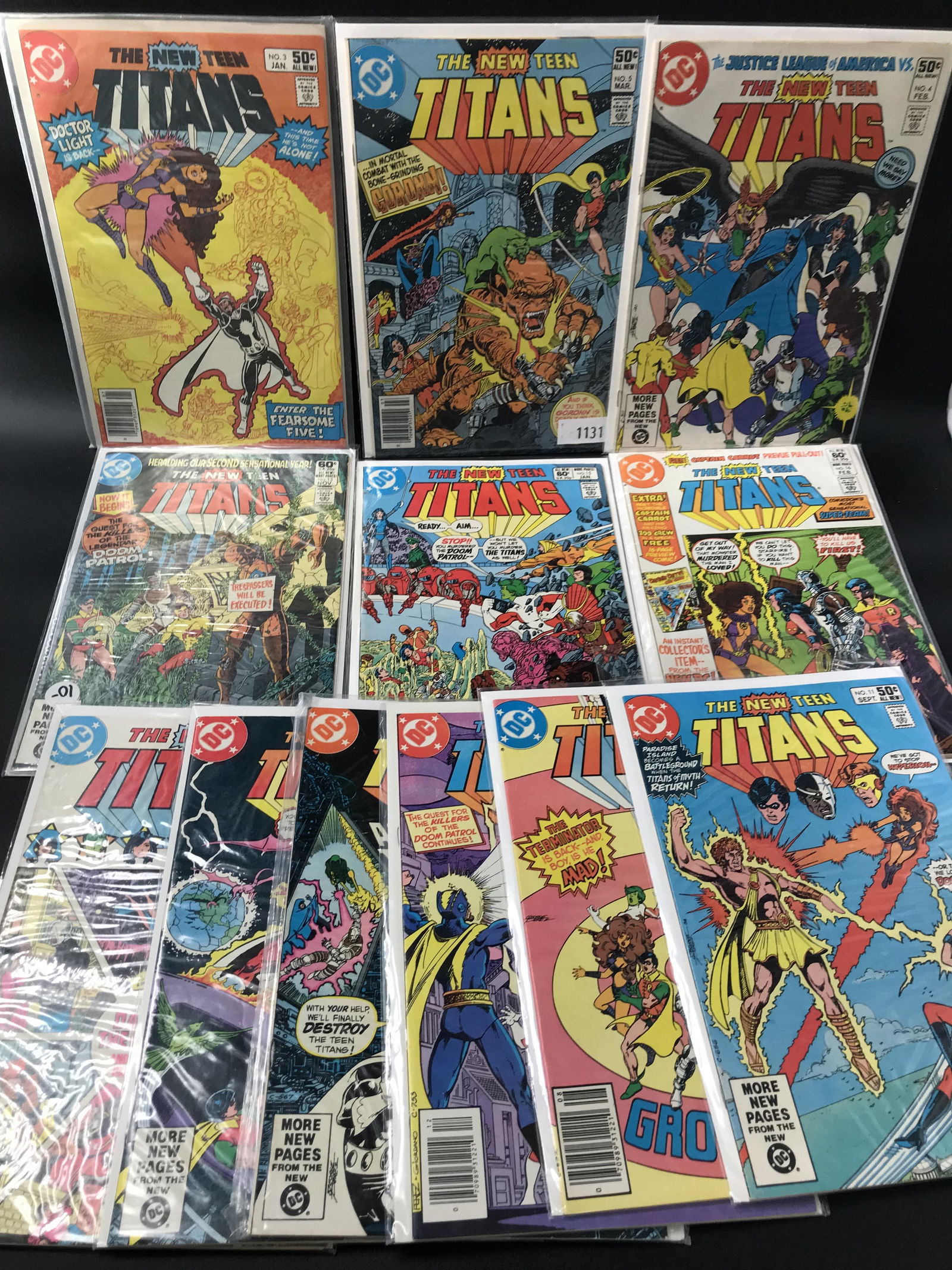 DC COMICS NEW TEEN TITANS COMIC BOOK LOT (1 of 1)