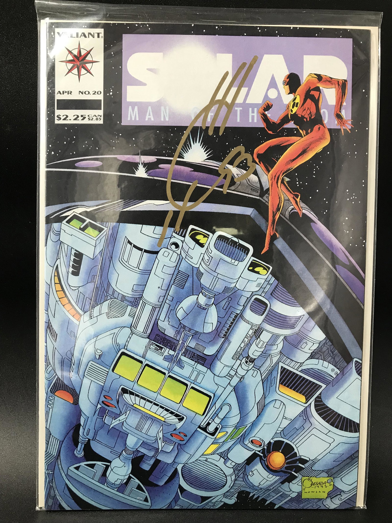 ARTIST SIGNED SOLAR MAN OF THE ATOM COMIC BOOK (1 of 1)