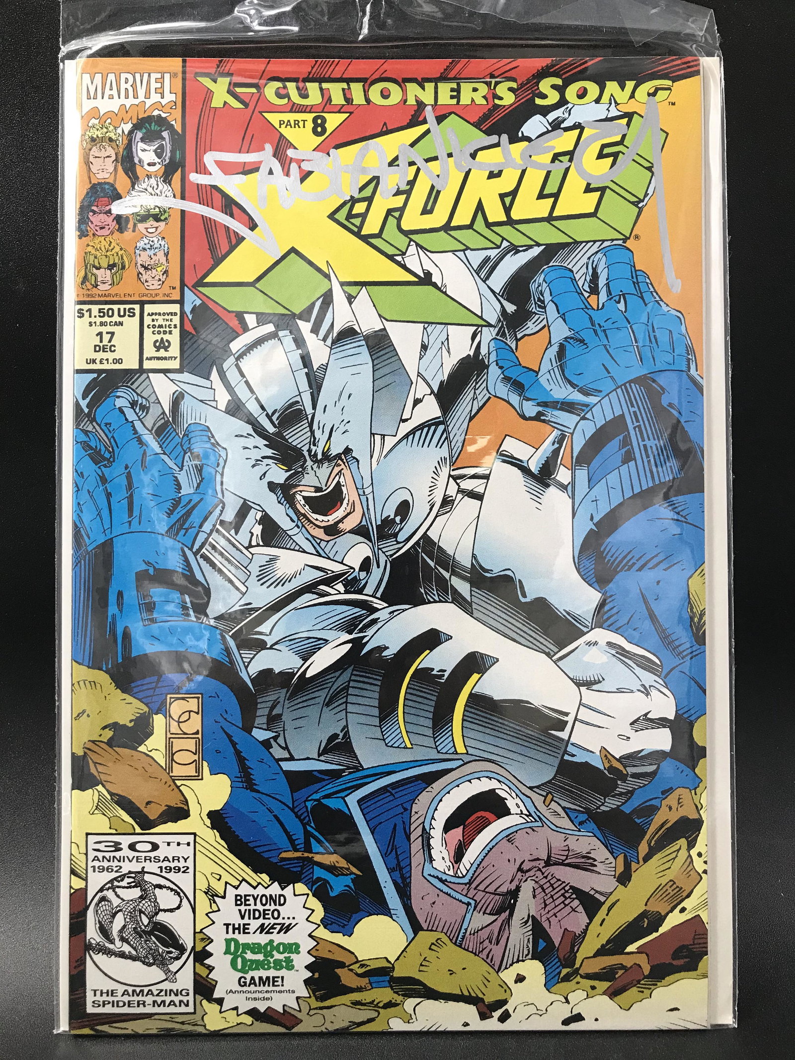 DUAL SIGNED X-FORCE #17 COMIC BOOK (1 of 1)