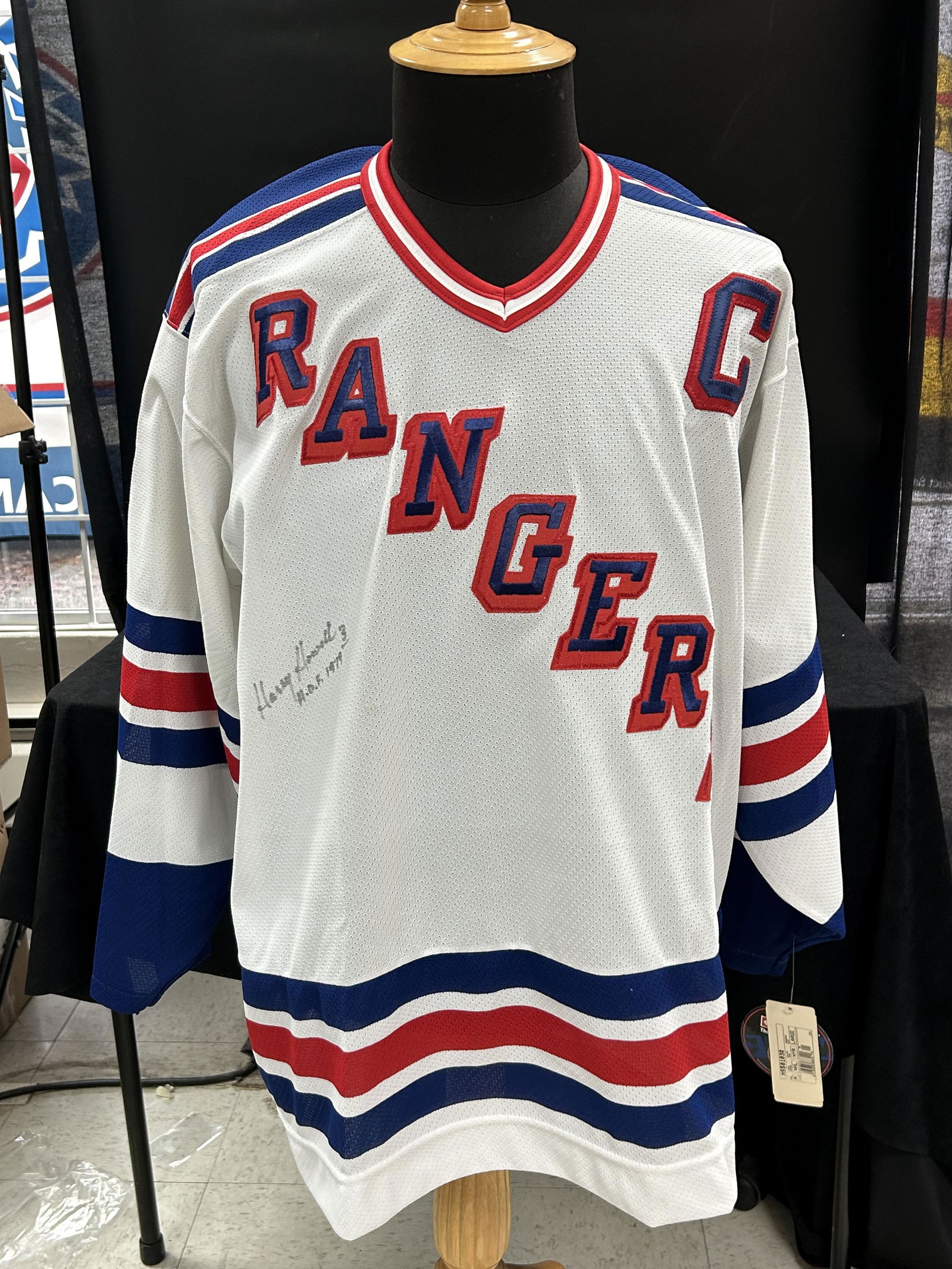 HARRY HOWELL SIGNED NY RANGERS CCM HOCKEY JERSEY (1 of 4)