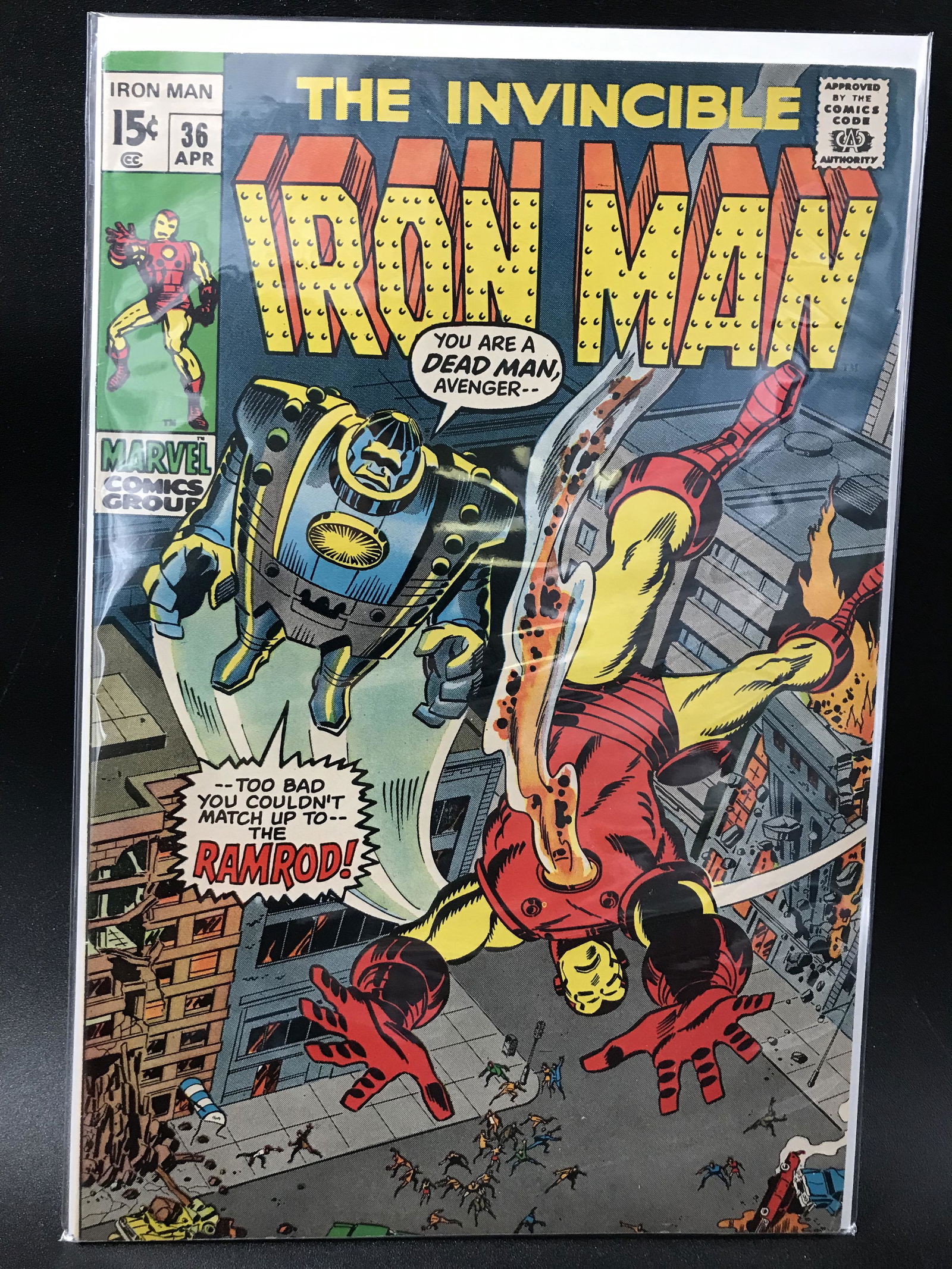 THE INVINCIBLE IRON MAN #36  (MARVEL COMICS) (1 of 1)