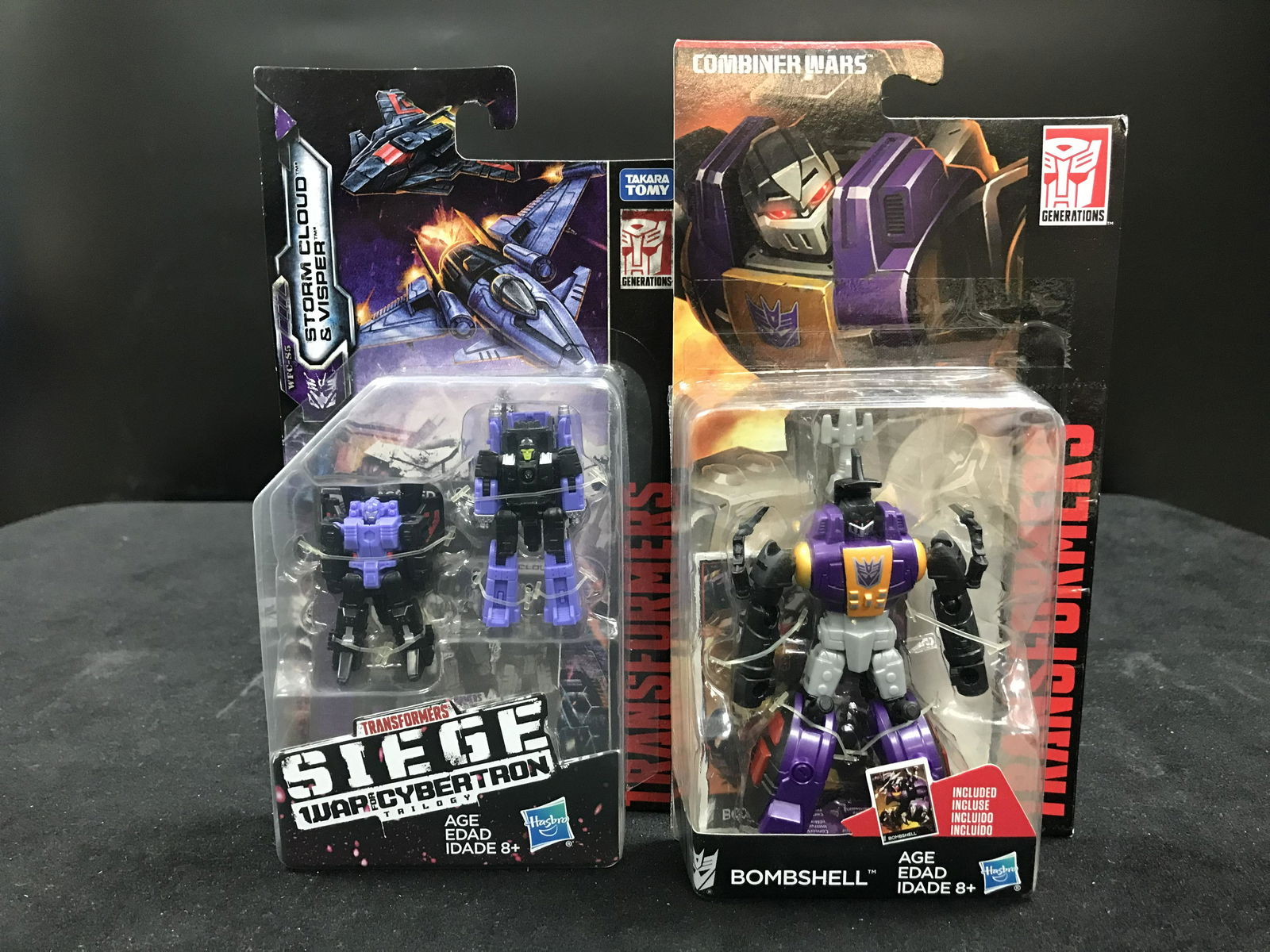 TRANSFORMERS WAR FOR CYBERTRON STORMCLOUD AND VISPER AND BOMBSHELL  SEALED (1 of 1)