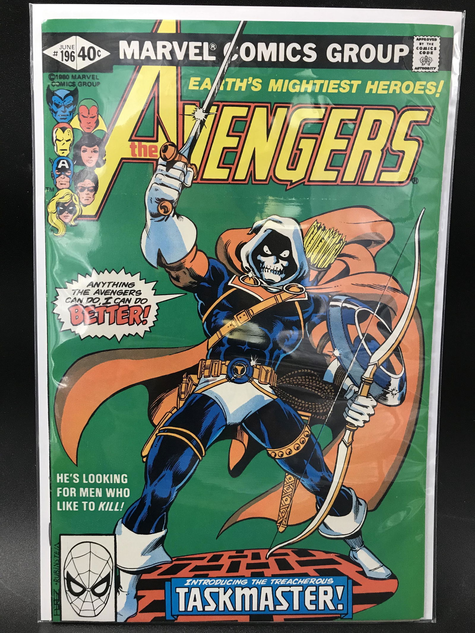 THE AVENGERS #196  (MARVEL COMICS) (1 of 1)