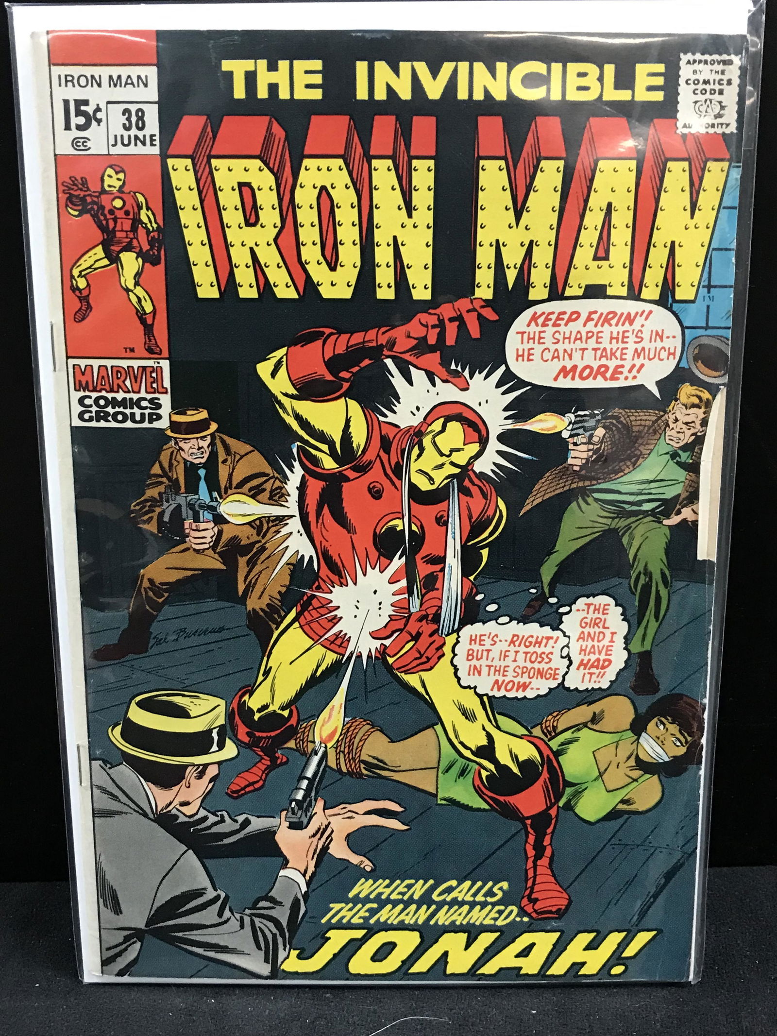 THE INVINCIBLE IRON MAN #38  (MARVEL COMICS) (1 of 1)